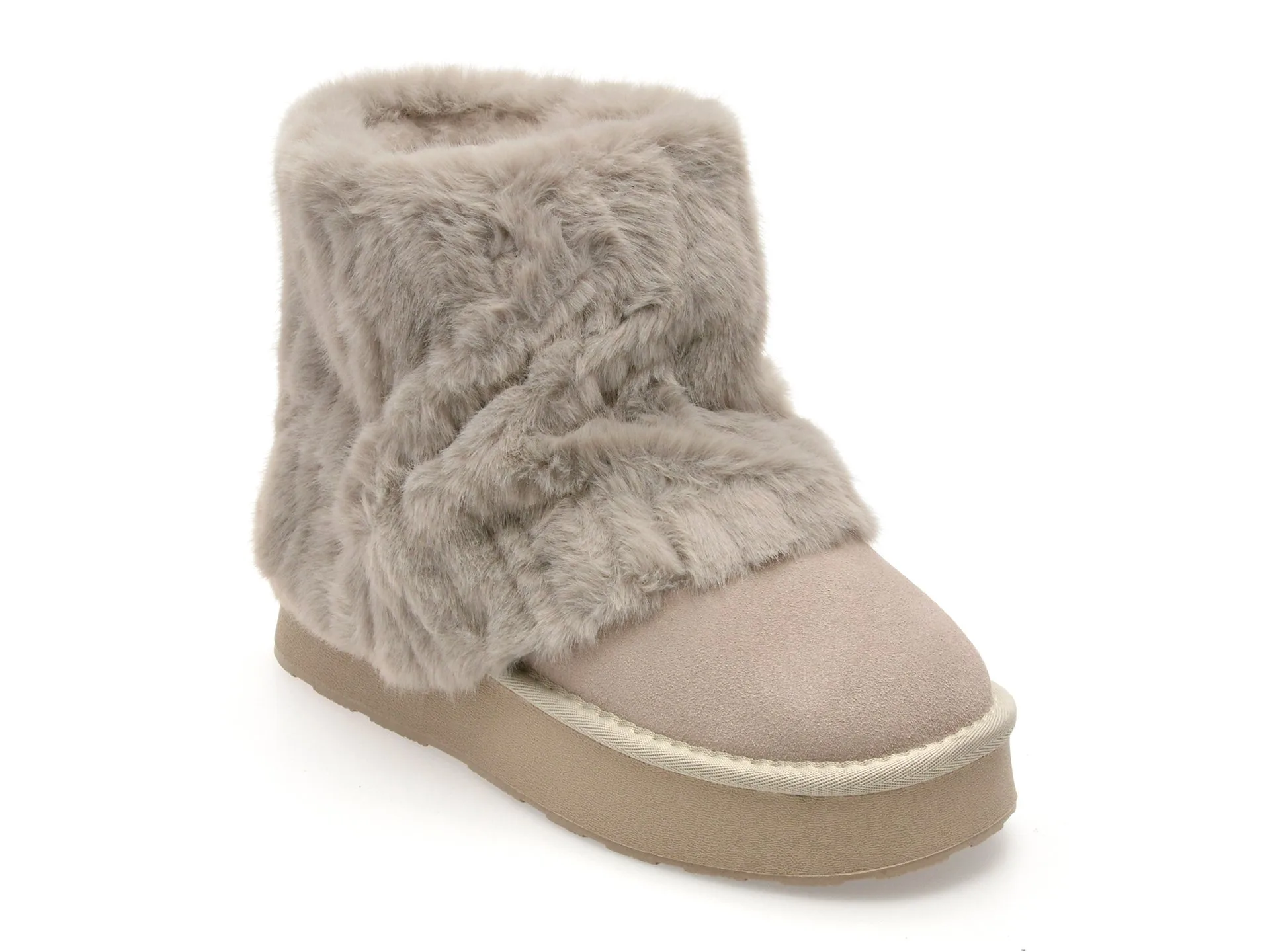 Ghete GRYXX gri, 239093, din piele intoarsa 1 Ghete GRYXX gri