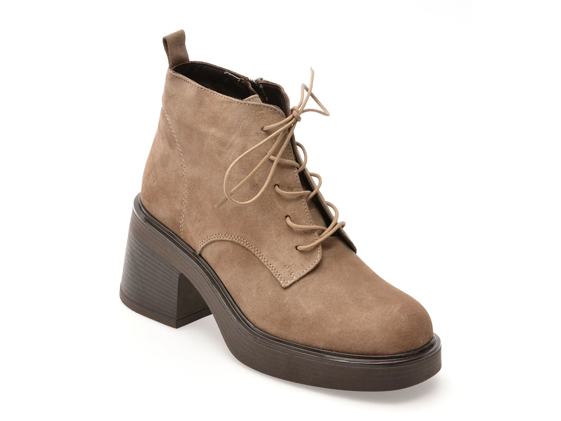 Ghete GRYXX gri, 3772512, din piele intoarsa 1 Ghete GRYXX gri