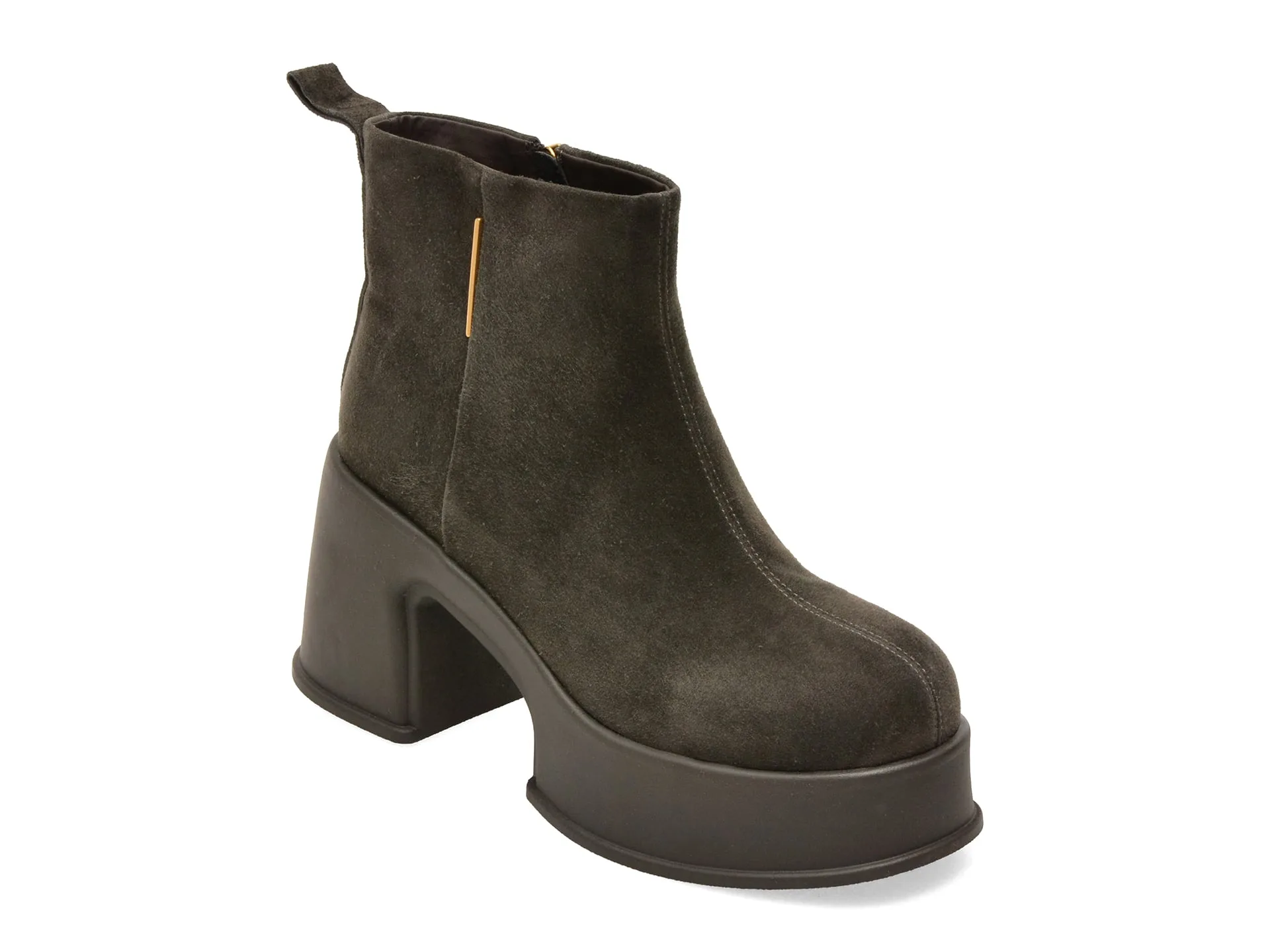 Ghete GRYXX gri, 8506, din piele intoarsa 1 Ghete GRYXX gri