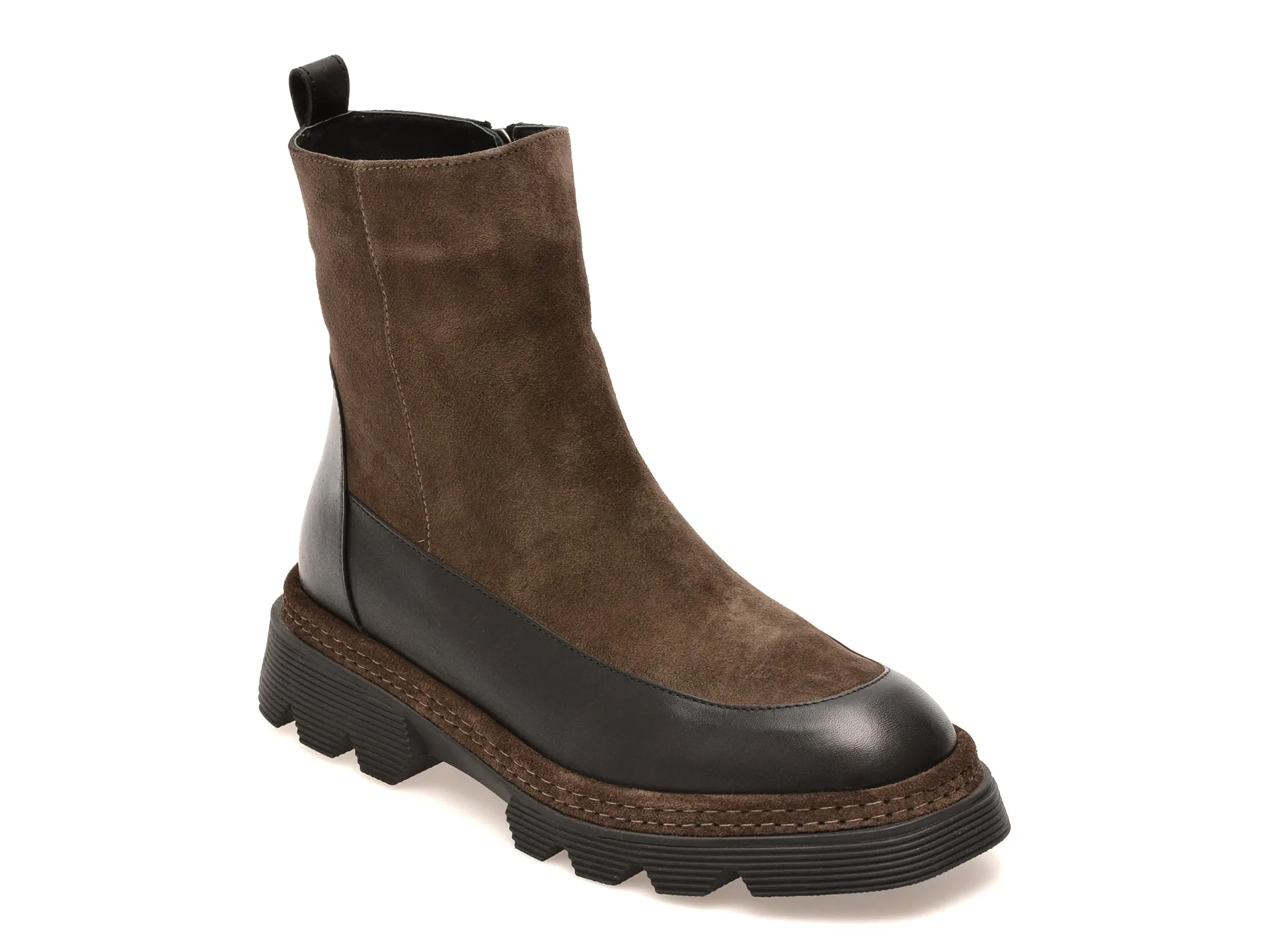 Ghete GRYXX kaki, 096K853, din piele intoarsa 1 Ghete GRYXX kaki