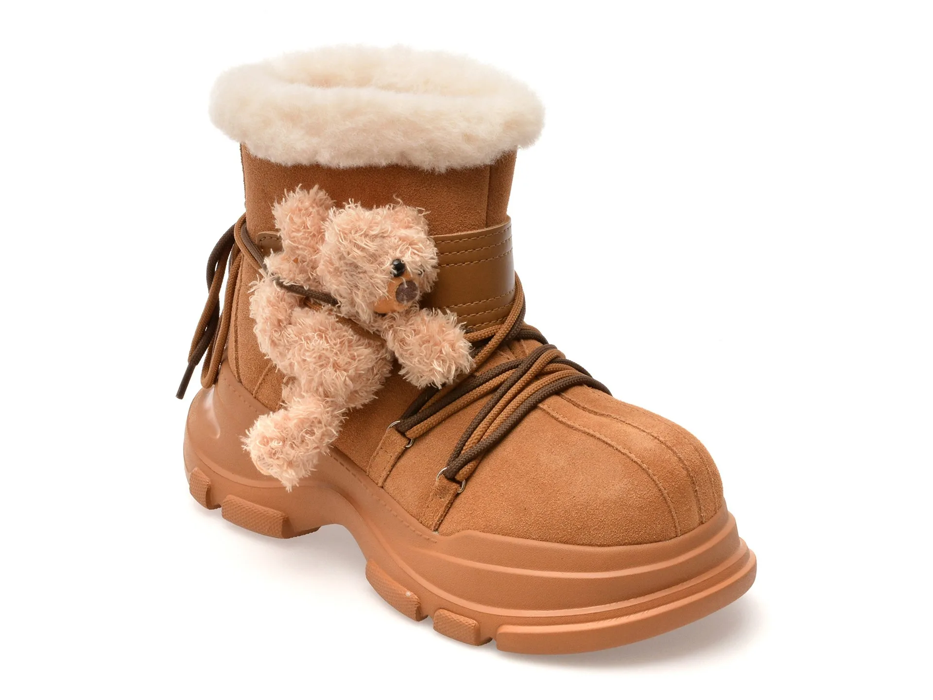 Ghete GRYXX maro, 2129, din piele intoarsa 1 Ghete GRYXX maro