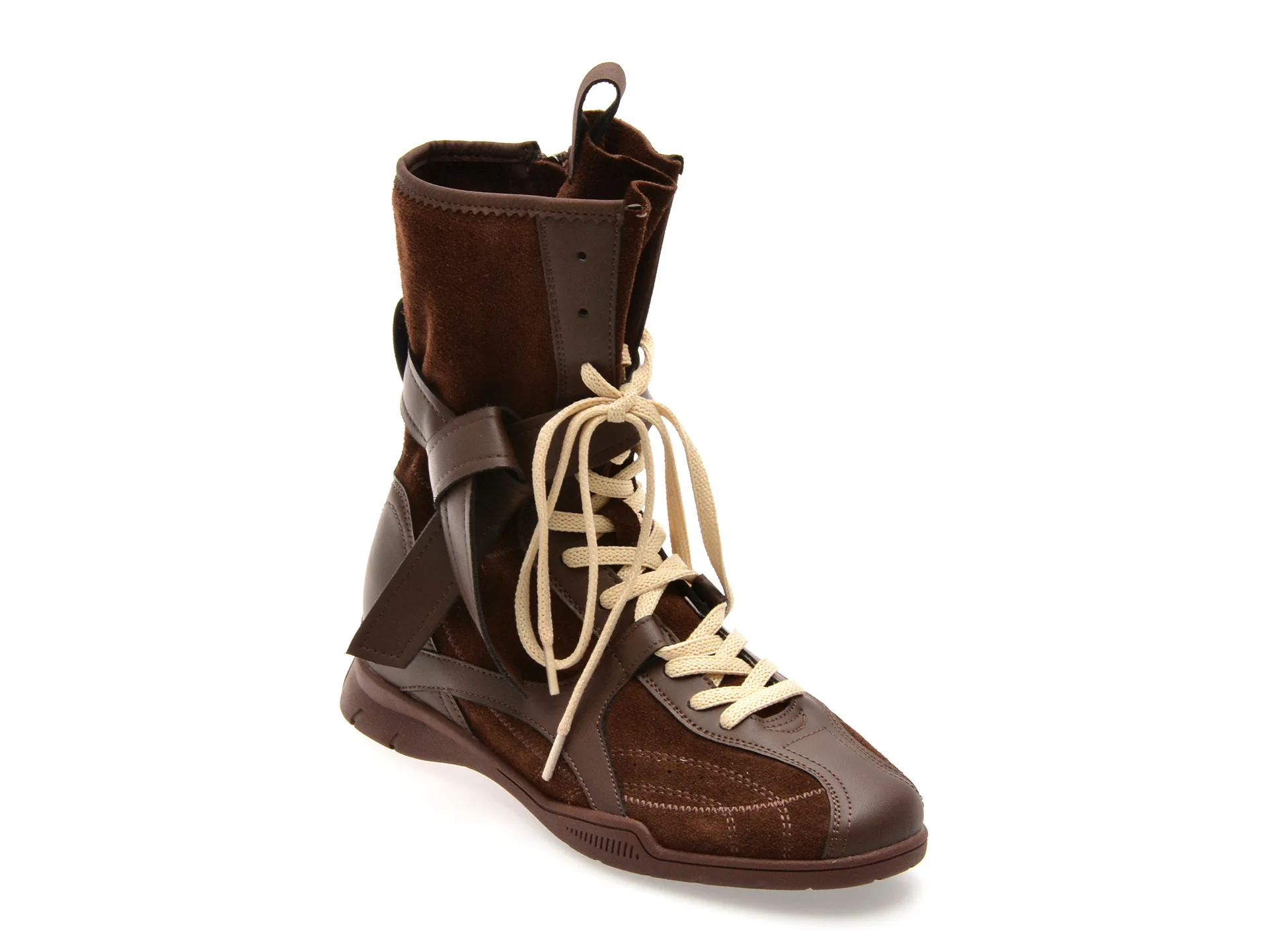 Ghete GRYXX maro, 3301, din piele intoarsa 1 Ghete GRYXX maro