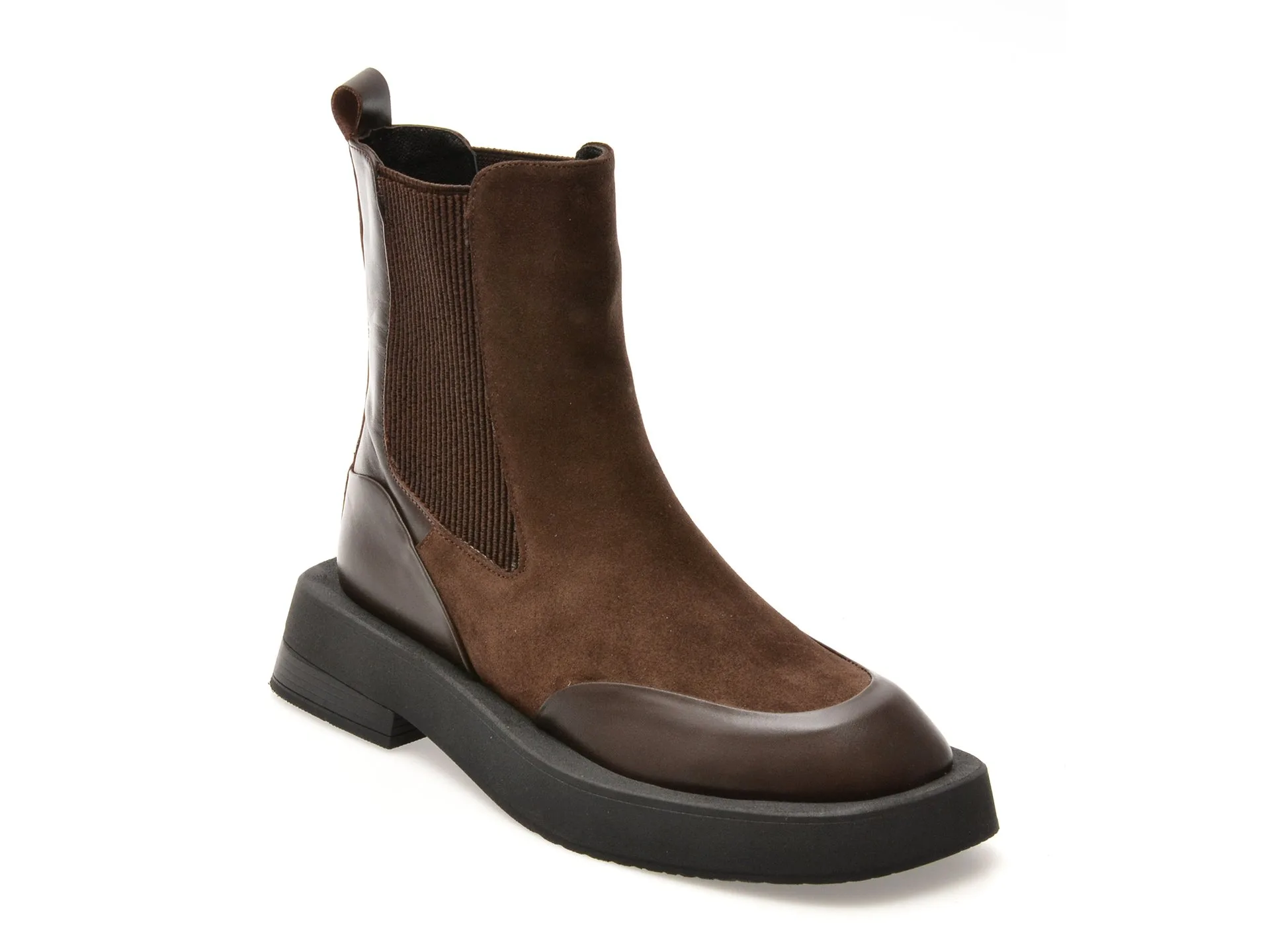 Ghete GRYXX maro, 481711, din piele intoarsa 1 Ghete GRYXX maro