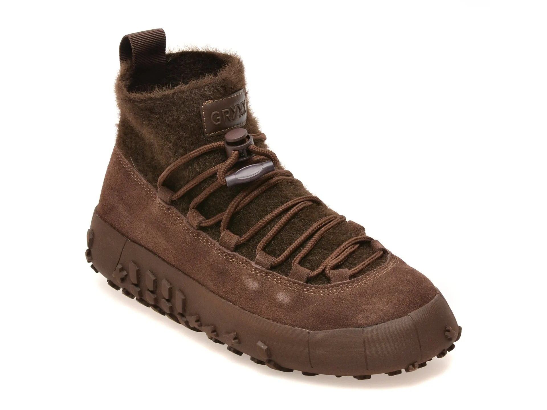 Ghete GRYXX maro, 590012, din material textil si piele naturala 1 Ghete GRYXX maro