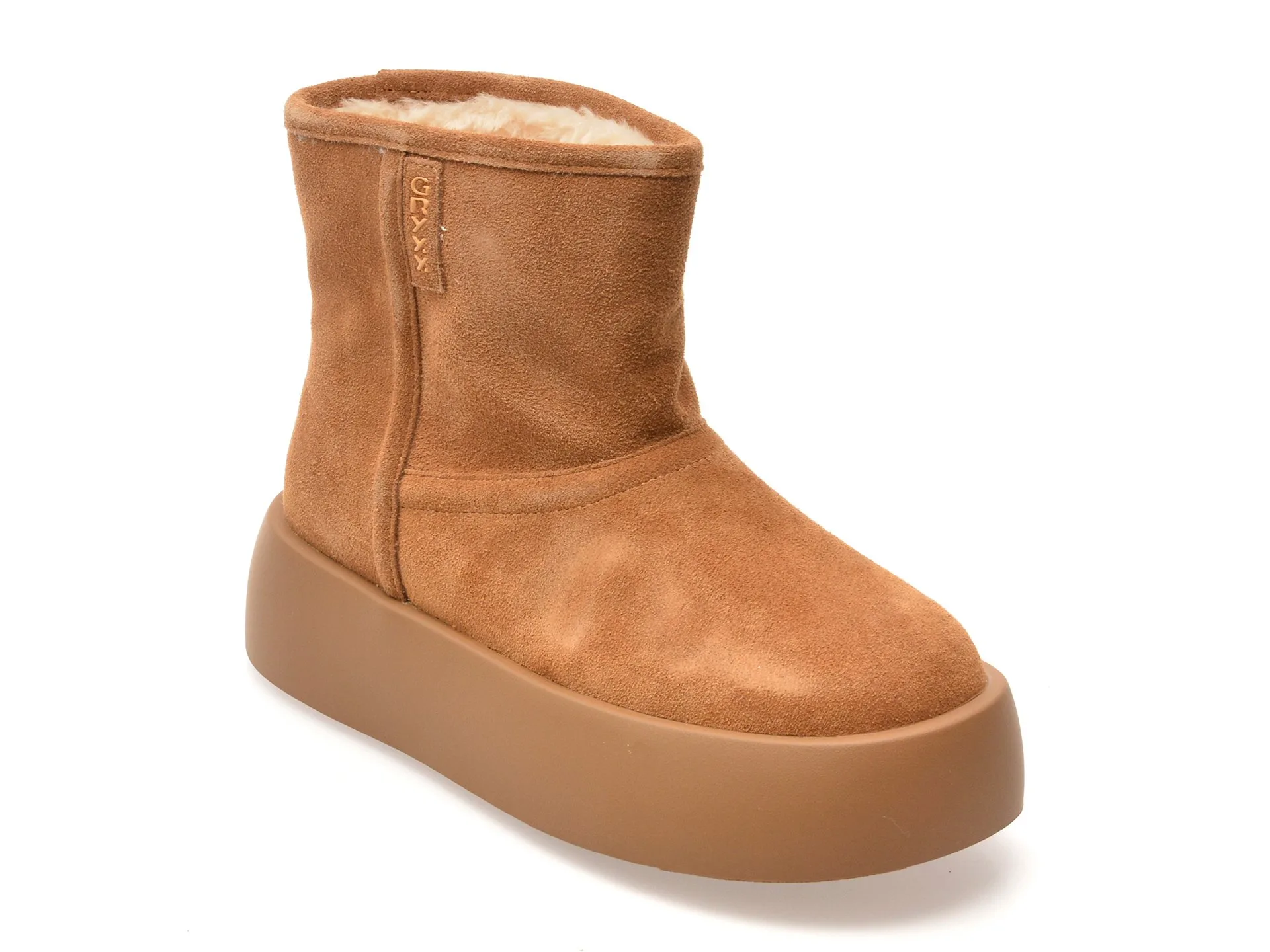 Ghete GRYXX maro, 624M125, din piele intoarsa 1 Ghete GRYXX maro