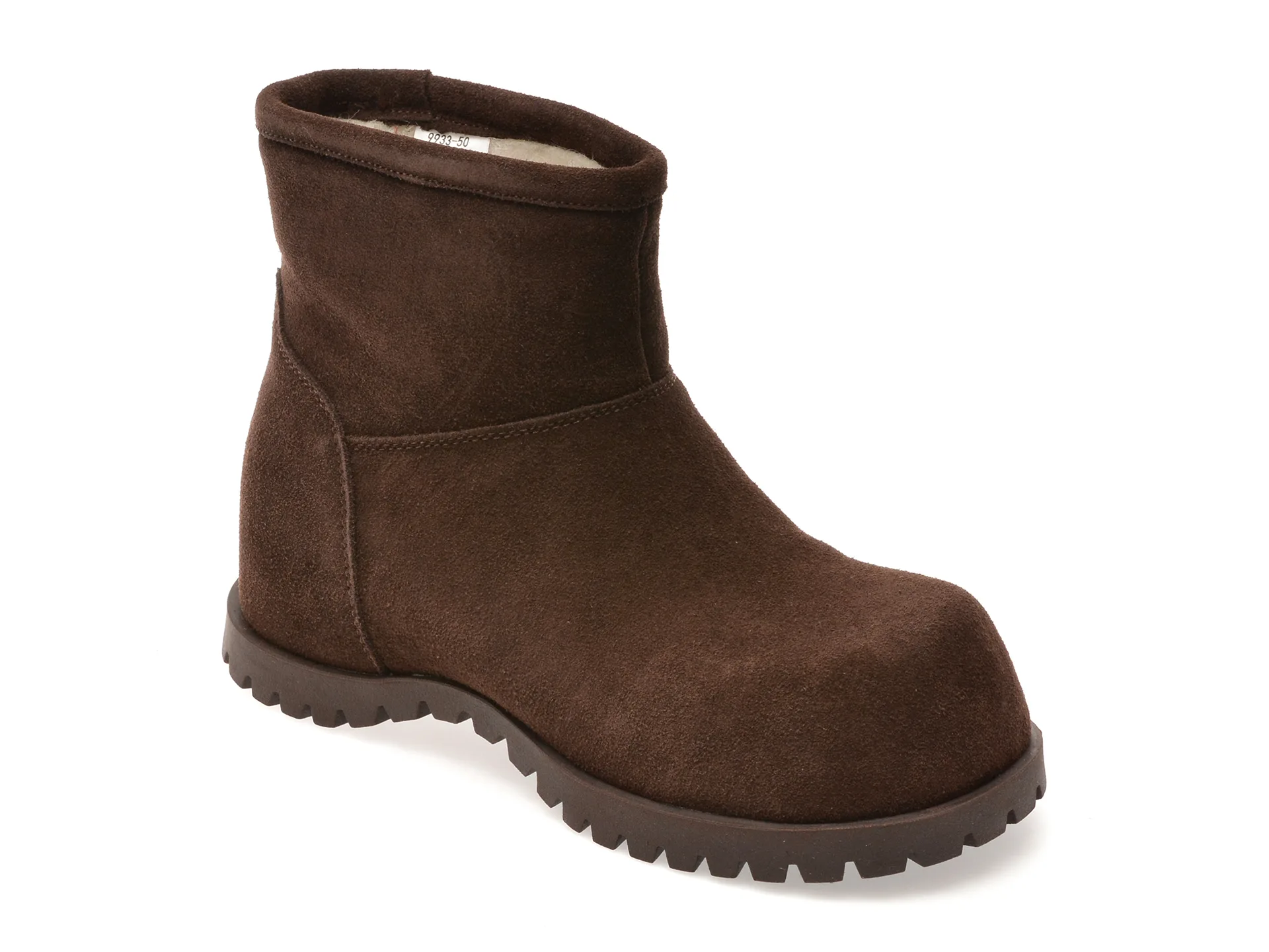 Ghete GRYXX maro, 9933, din piele intoarsa 1 Ghete GRYXX maro