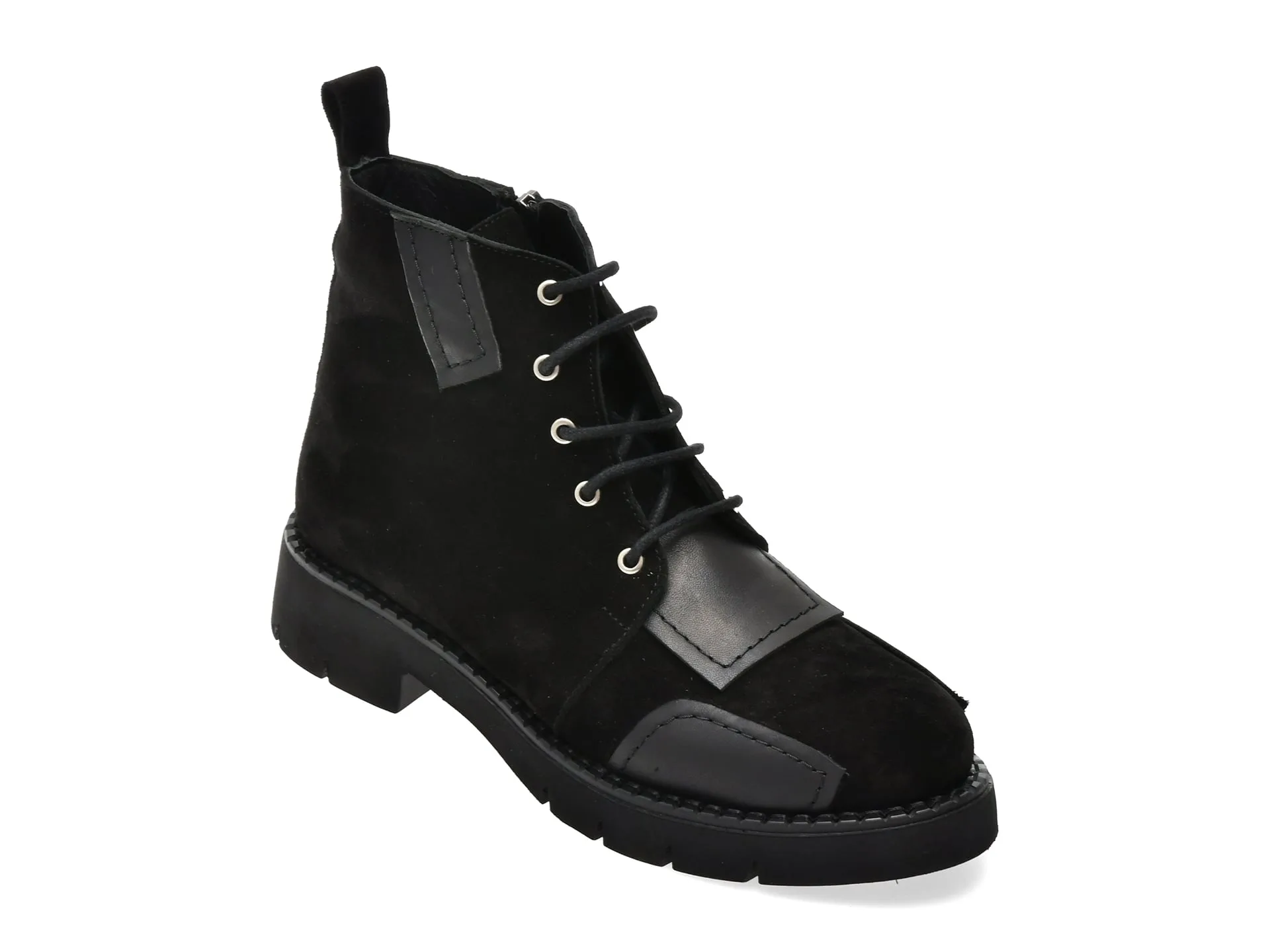 Ghete GRYXX negre, 1391905, din piele intoarsa 1 Ghete GRYXX negre