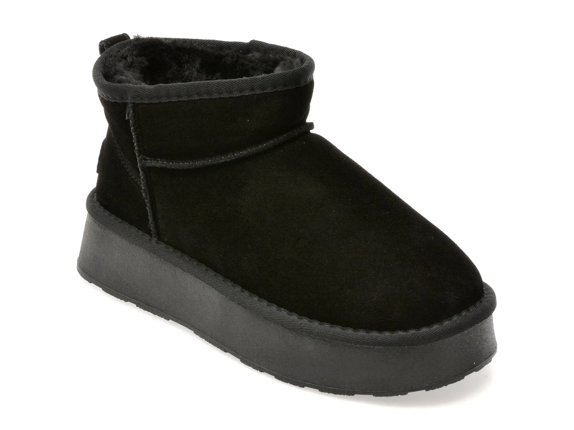 Ghete GRYXX negre, 228520, din piele intoarsa 1 Ghete GRYXX negre