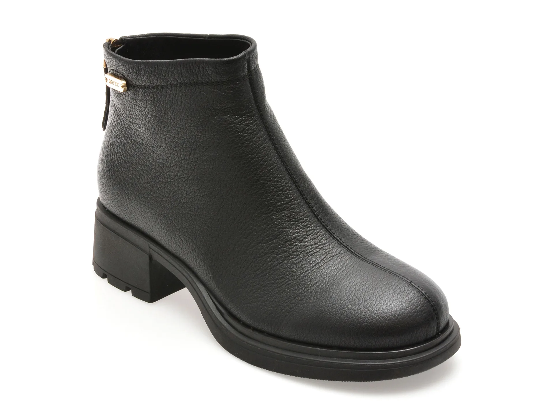 Ghete GRYXX negre, 248025, din piele naturala 1 Ghete GRYXX negre