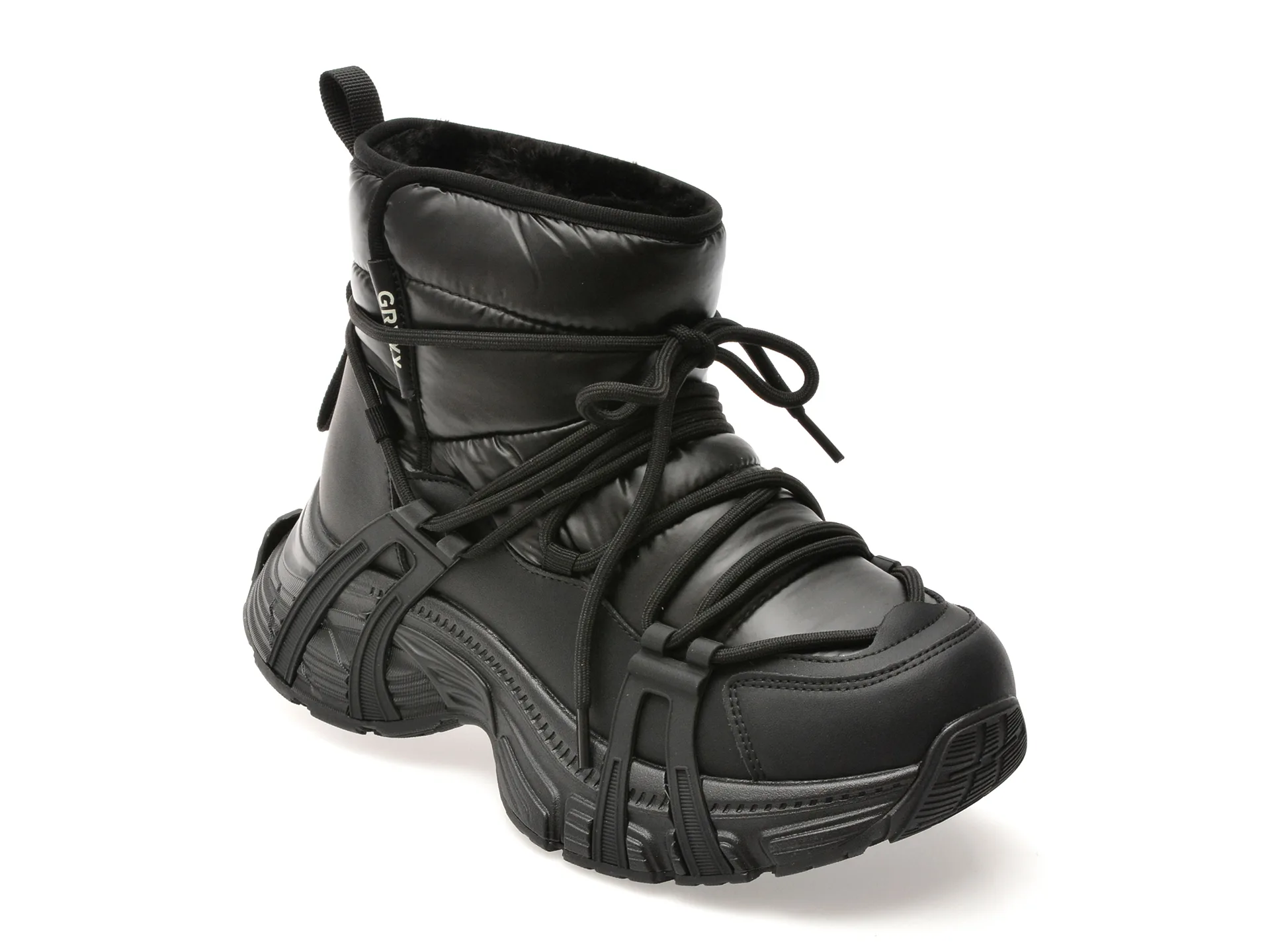 Ghete GRYXX negre, 25810, din material textil 1 Ghete GRYXX negre