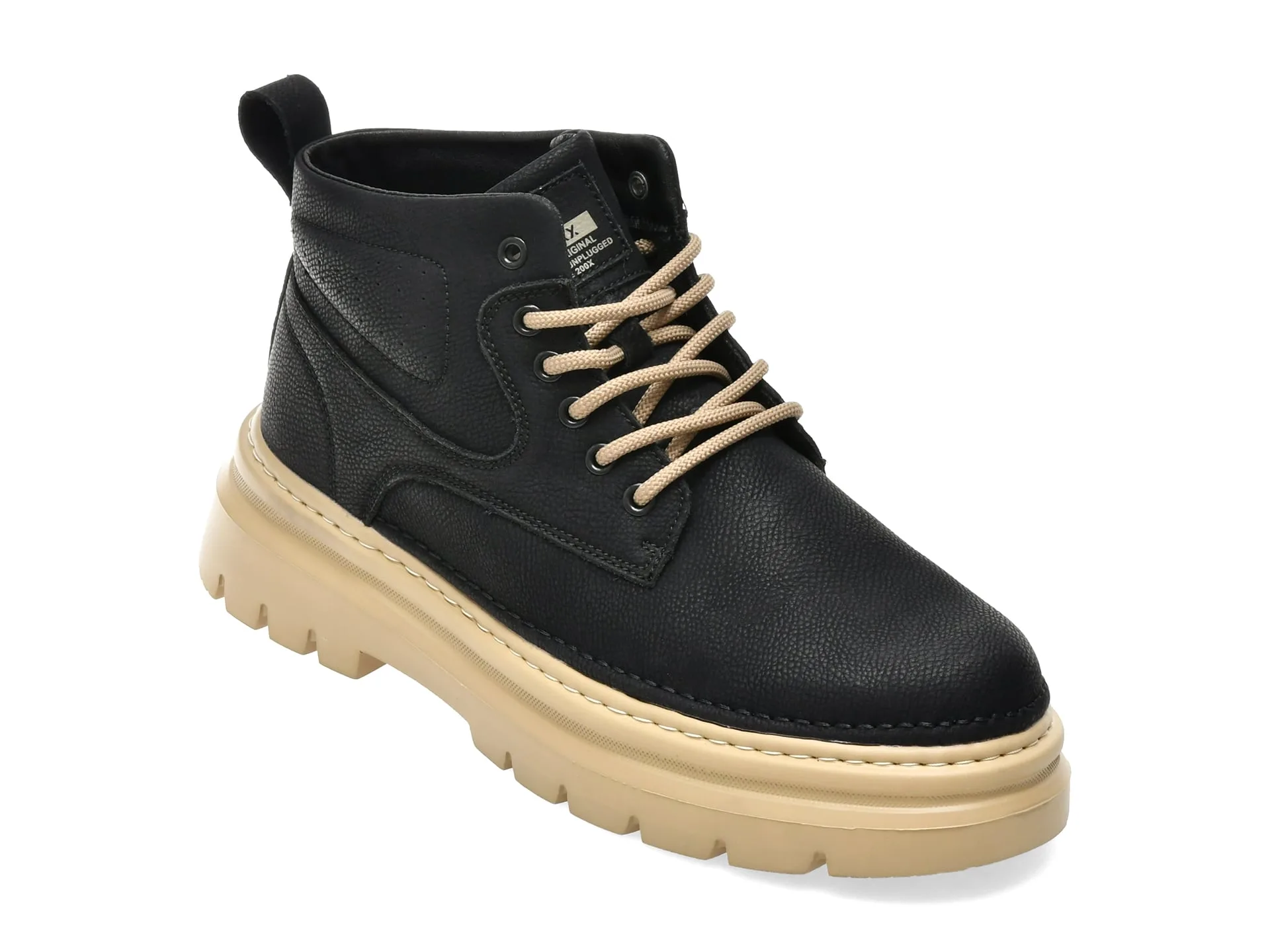 Ghete GRYXX negre, 26309, din piele naturala 1 Ghete GRYXX negre