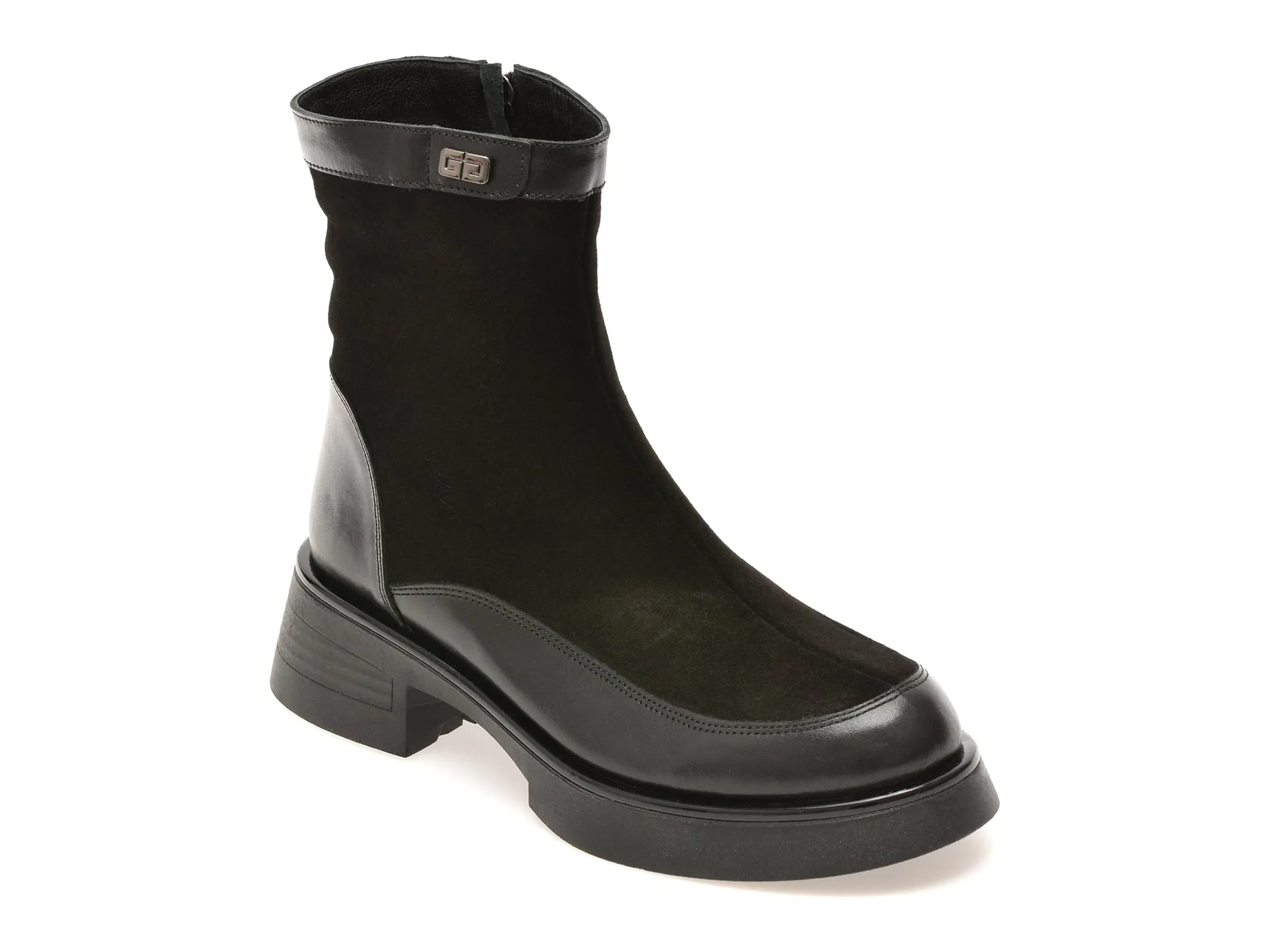 Ghete GRYXX negre, 477225, din piele intoarsa 1 Ghete GRYXX negre