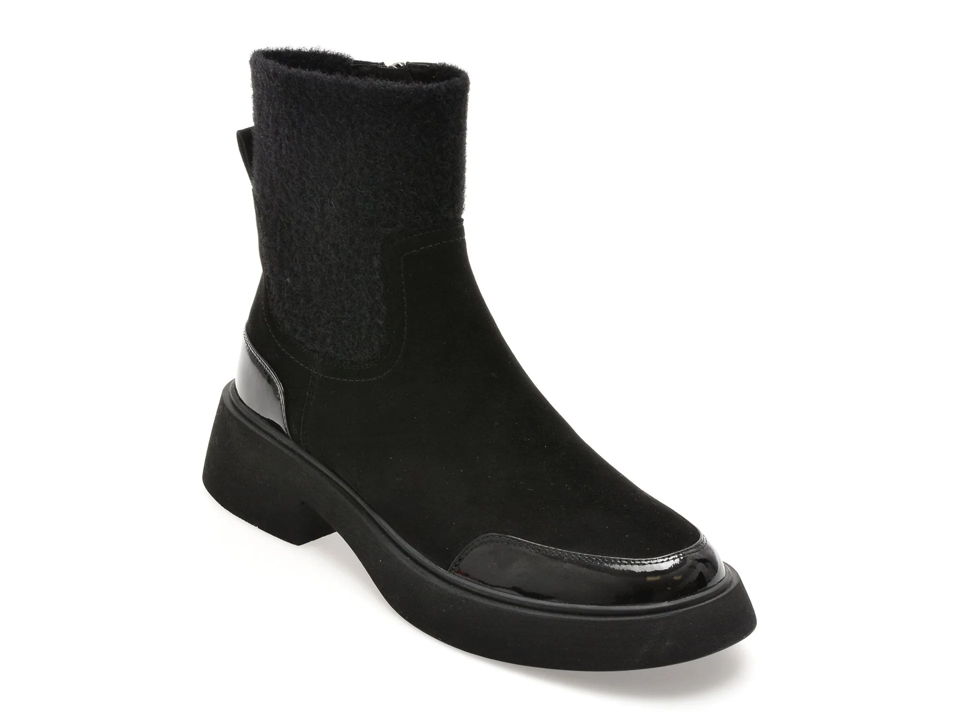 Ghete GRYXX negre, 5403, din piele intoarsa 1 Ghete GRYXX negre