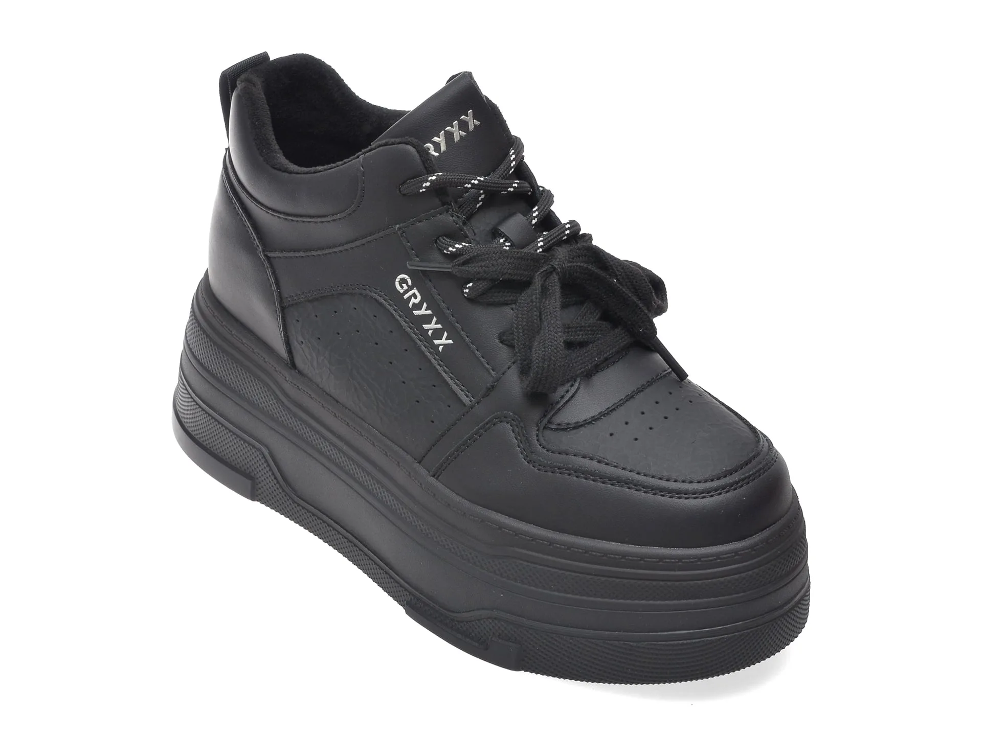 Ghete GRYXX negre, 5710, din piele naturala 1 Ghete GRYXX negre