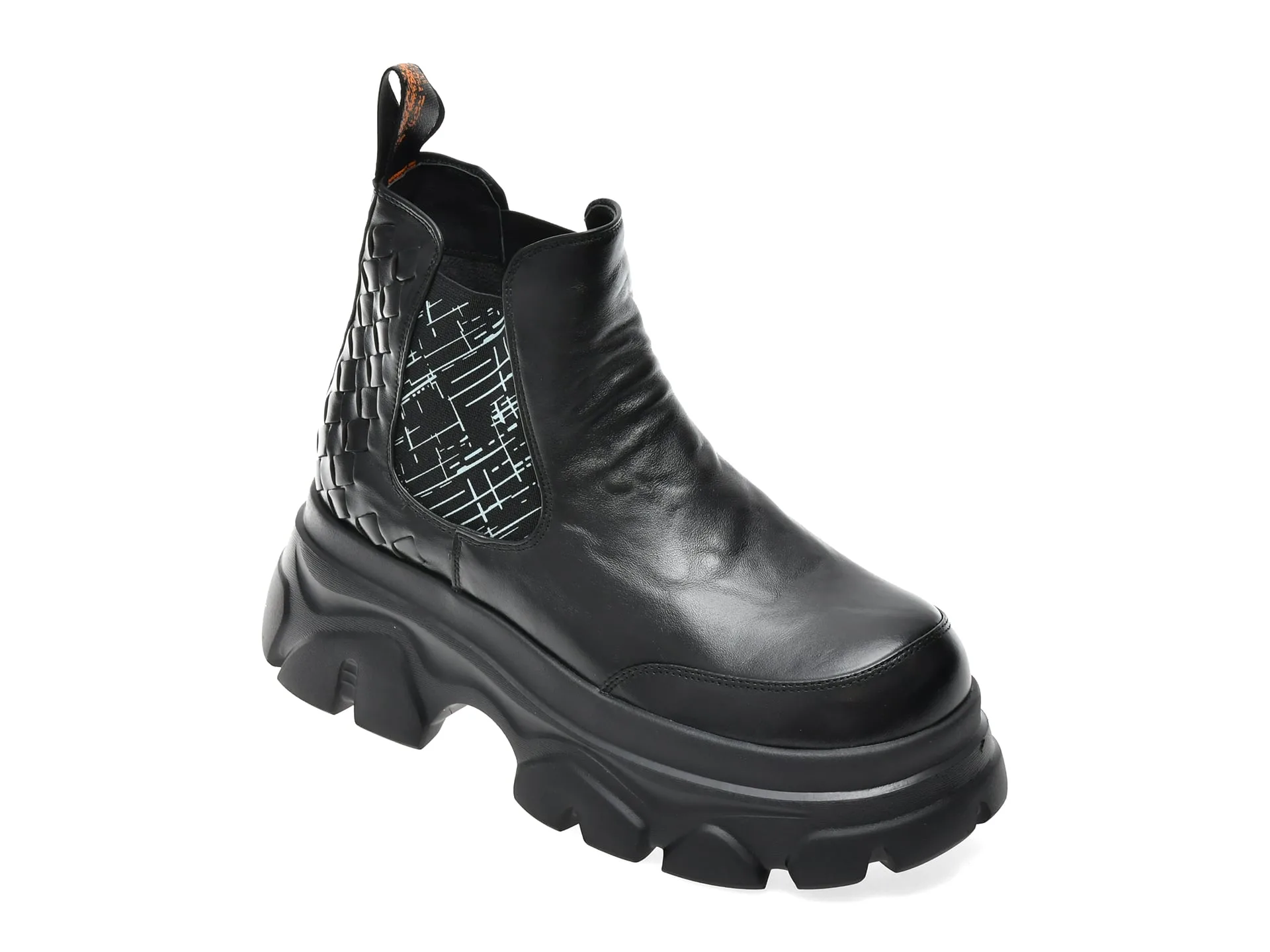 Ghete GRYXX negre, 59528, din piele naturala 1 Ghete GRYXX negre