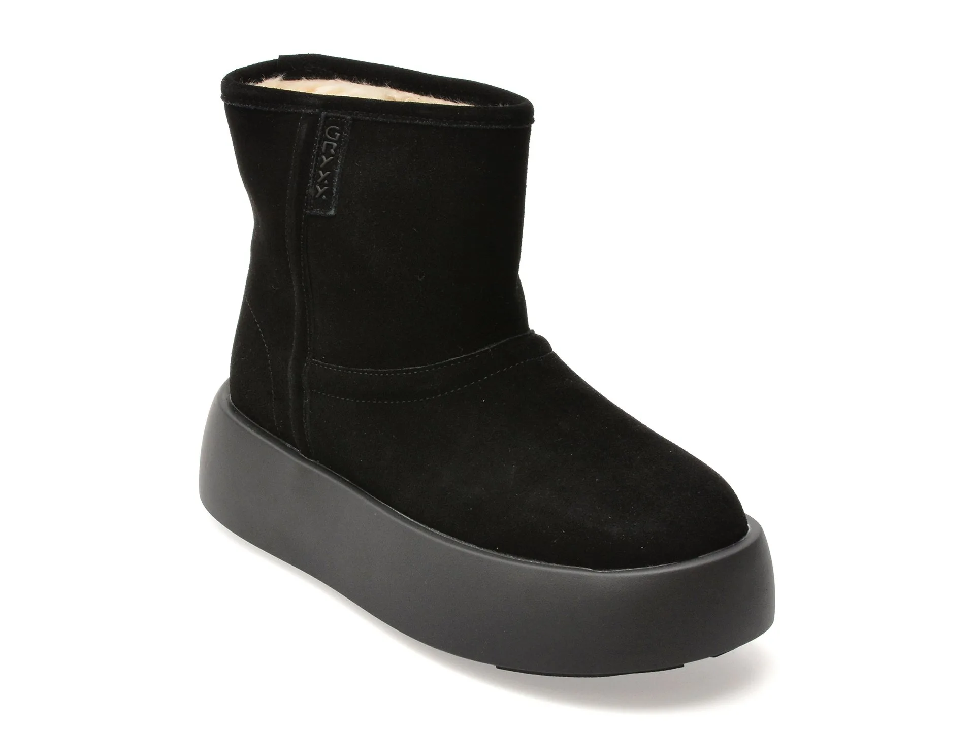 Ghete GRYXX negre, 624M125, din piele intoarsa 1 Ghete GRYXX negre