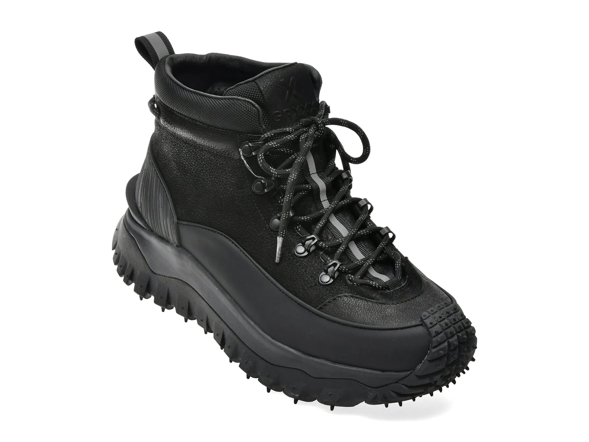 Ghete GRYXX negre, 690065, din nabuc 1 Ghete GRYXX negre