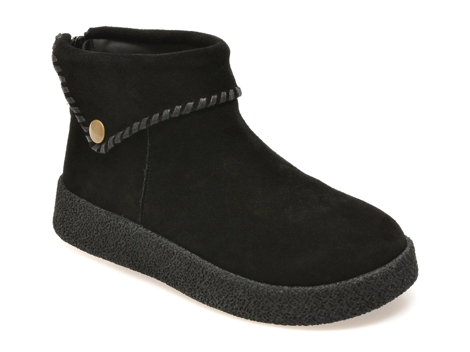 Ghete GRYXX negre, 7719, din piele intoarsa 1 Ghete GRYXX negre