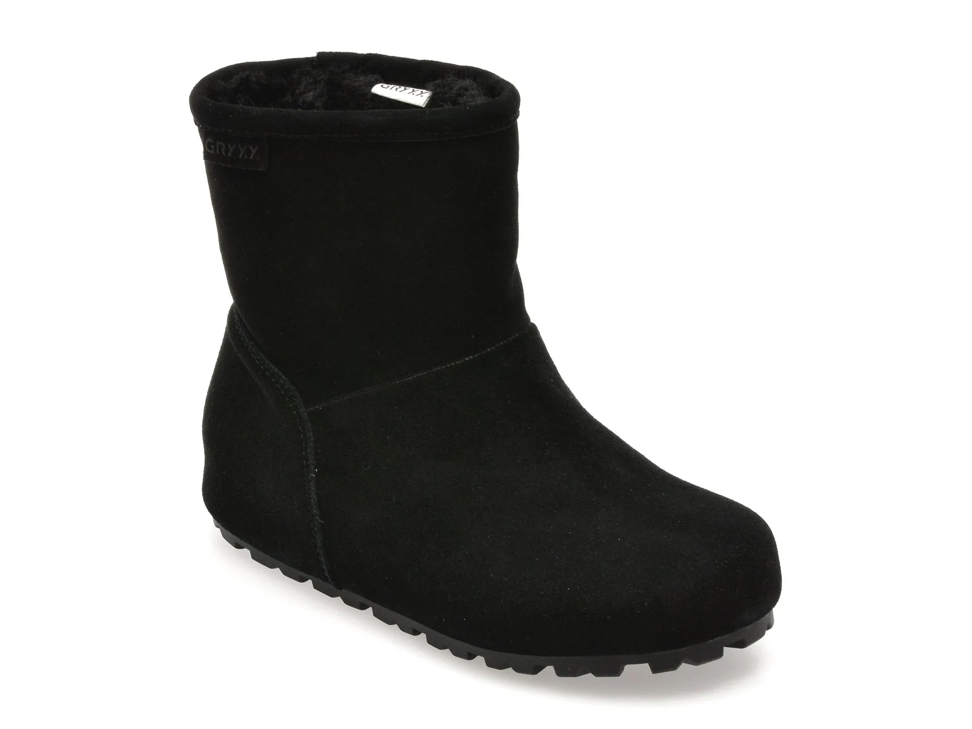 Ghete GRYXX negre, 8368, din piele intoarsa 1 Ghete GRYXX negre