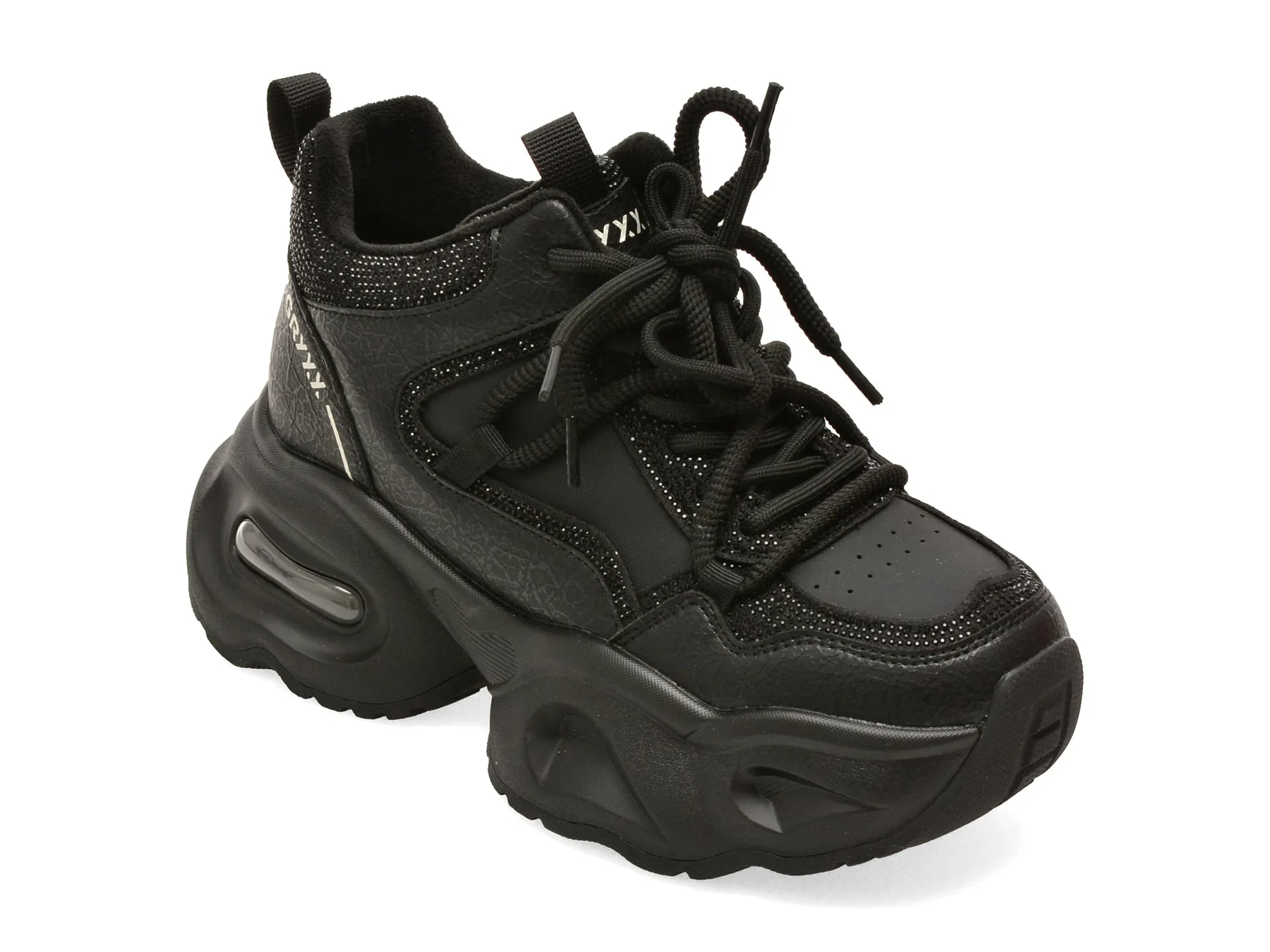 Ghete GRYXX negre, 9021, din piele naturala 1 Ghete GRYXX negre