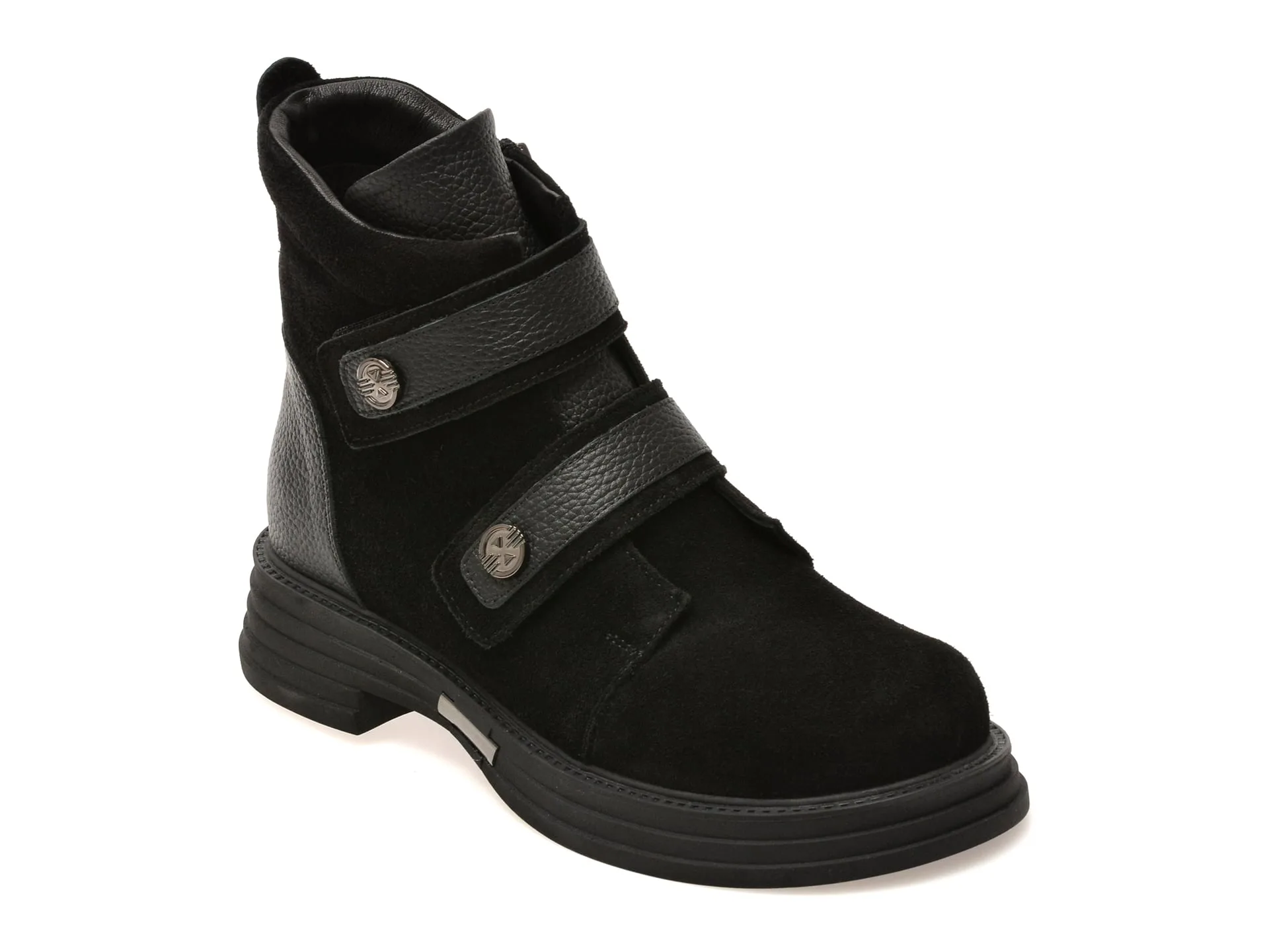 Ghete GRYXX negre, 902724, din piele intoarsa 1 Ghete GRYXX negre