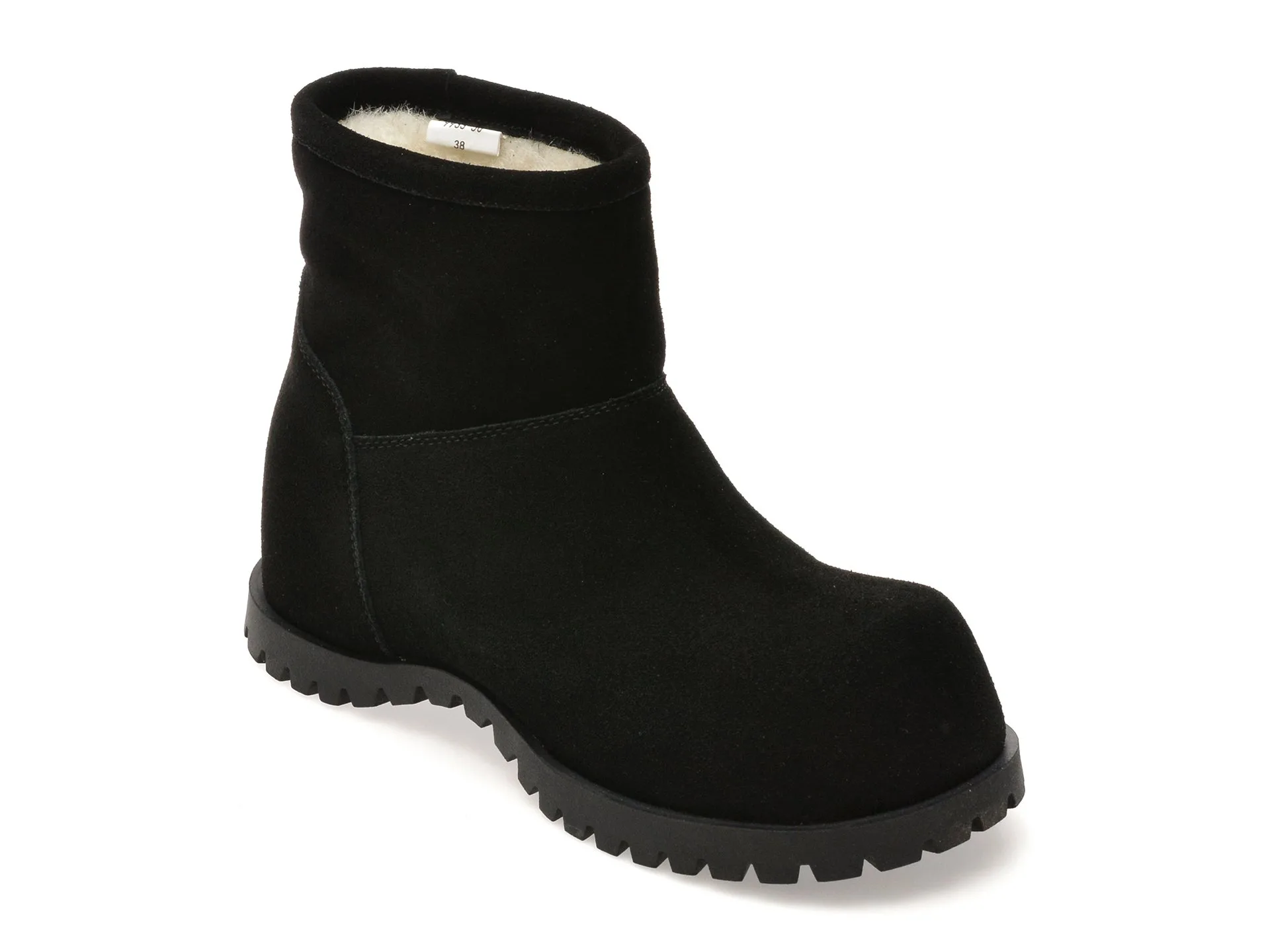 Ghete GRYXX negre, 9933, din piele intoarsa 1 Ghete GRYXX negre