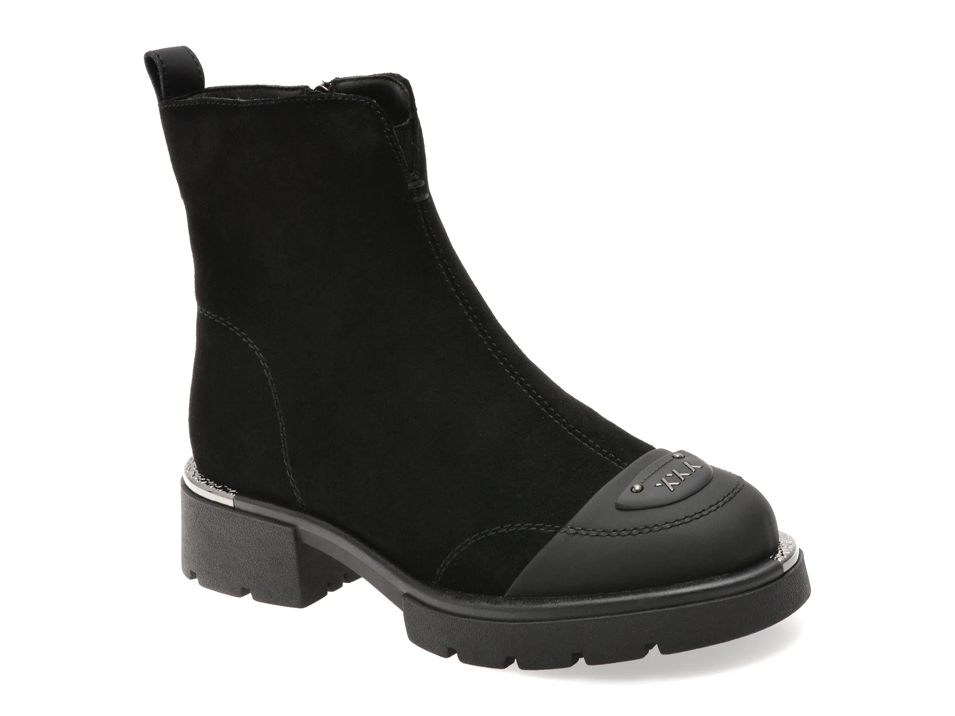 Ghete GRYXX negre, A062, din piele intoarsa 1 Ghete GRYXX negre