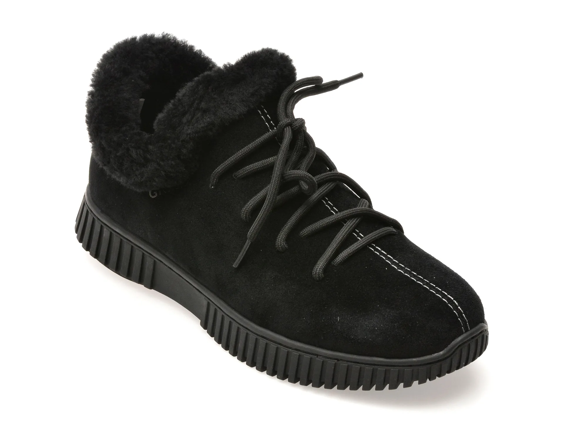Ghete GRYXX negre, B201, din piele intoarsa 1 Ghete GRYXX negre