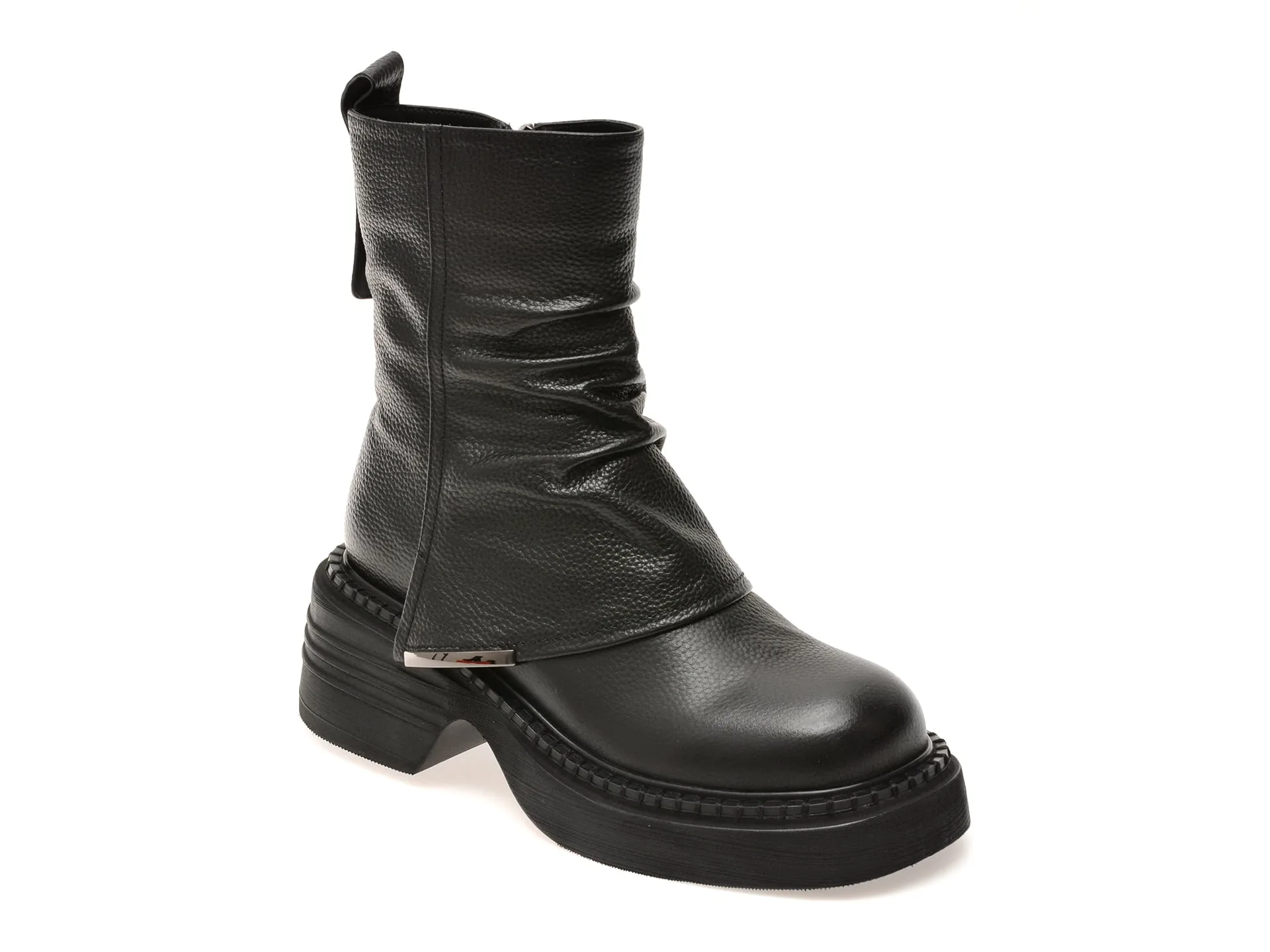 Ghete GRYXX negre, M1058B, din piele naturala 1 Ghete GRYXX negre