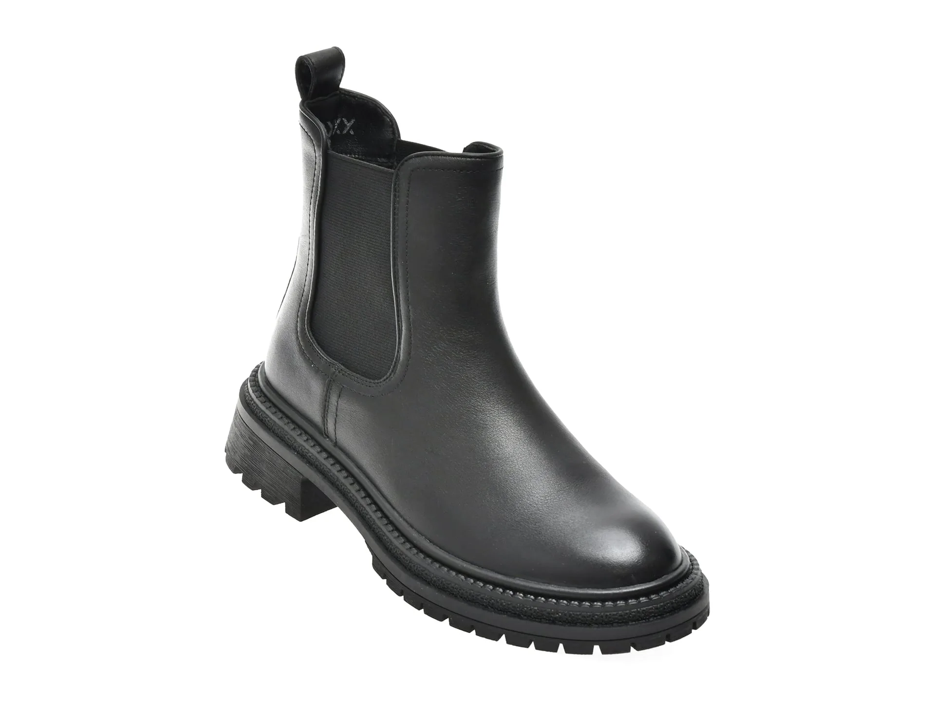 Ghete GRYXX negre, T1151, din piele naturala 1 Ghete GRYXX negre