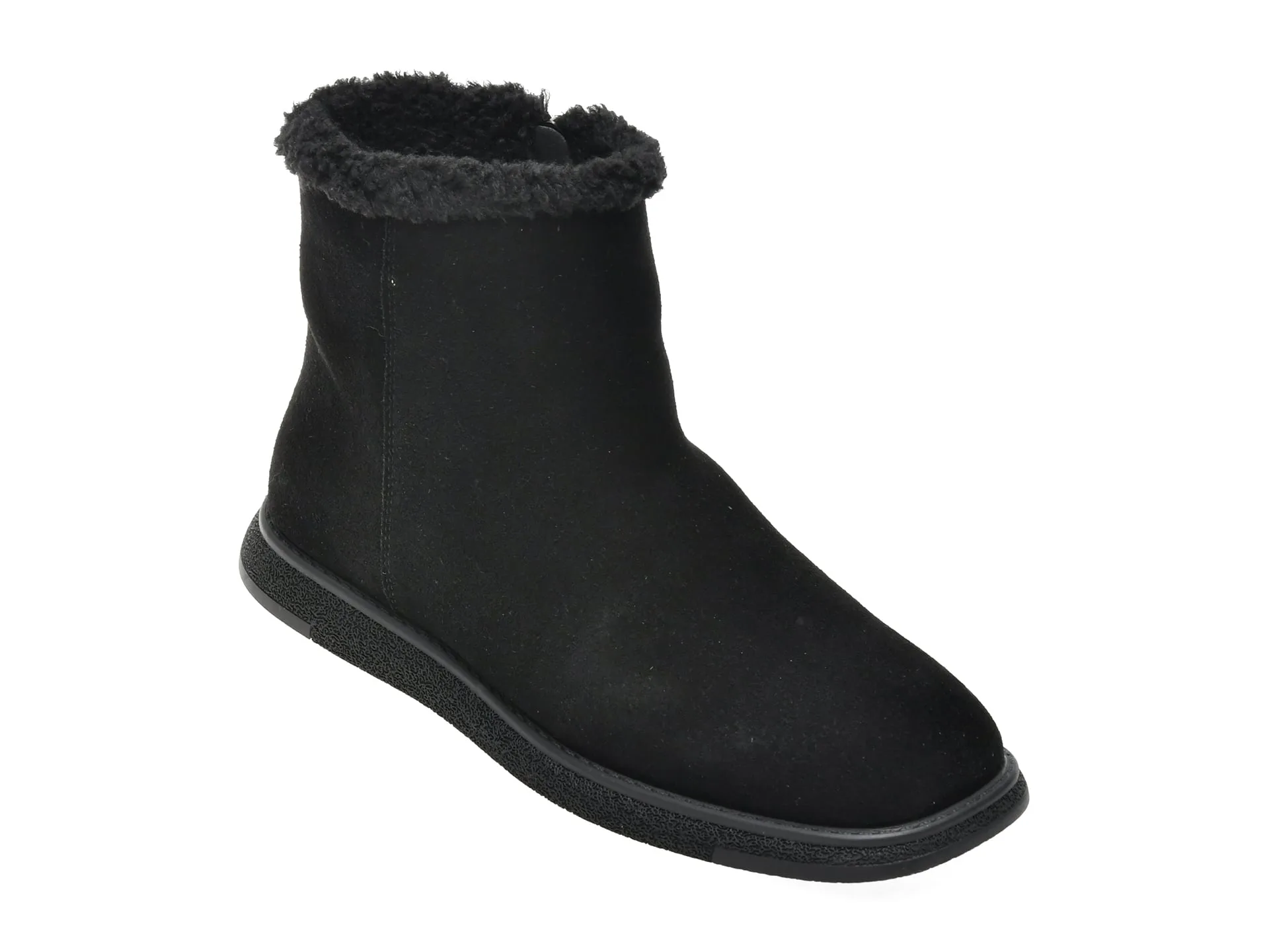 Ghete GRYXX negre, T1536, din piele intoarsa 1 Ghete GRYXX negre
