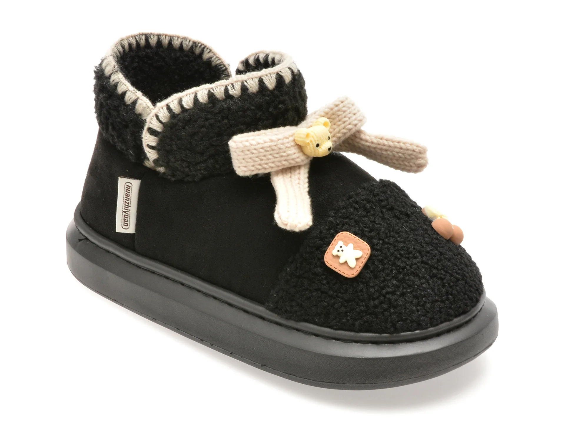 Ghete GRYXX negre, YR2510, din material textil 1 Ghete GRYXX negre