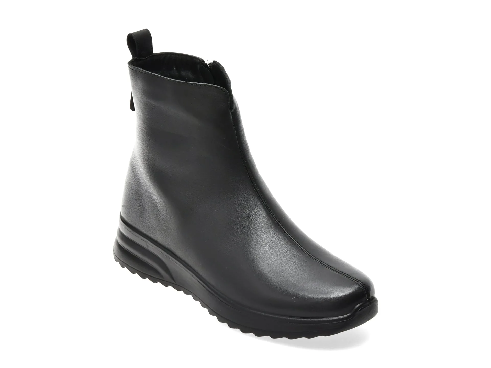 Ghete IMAGE negre, 326052, din piele naturala 1 Ghete IMAGE negre