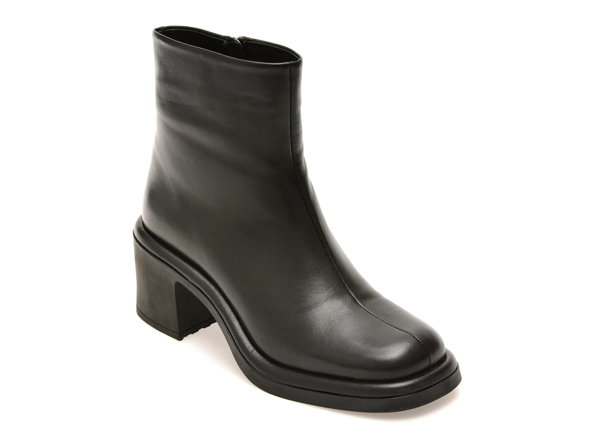 Ghete IMAGE negre, 4351231, din piele naturala 1 Ghete IMAGE negre