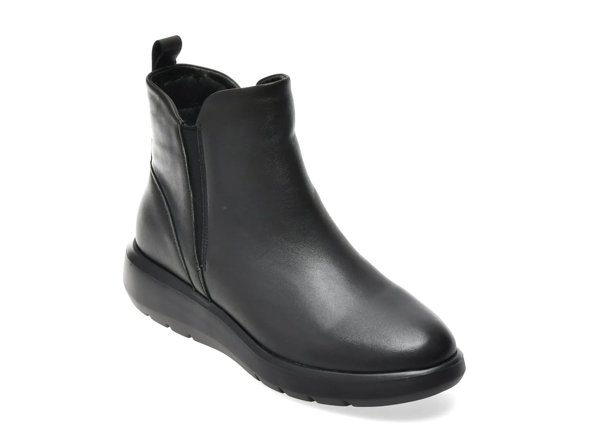 Ghete IMAGE negre, 6080T, din piele naturala 1 Ghete IMAGE negre
