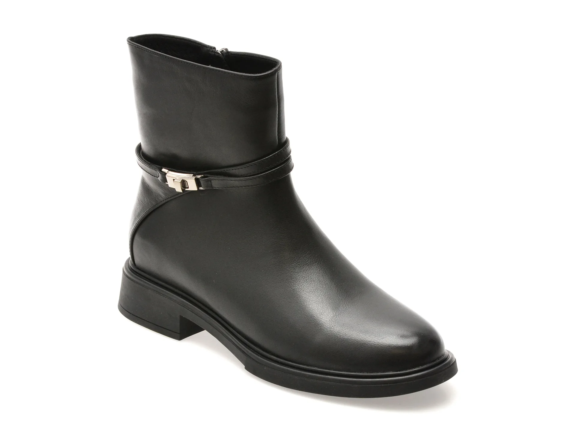 Ghete IMAGE negre, 8285, din piele naturala 1 Ghete IMAGE negre