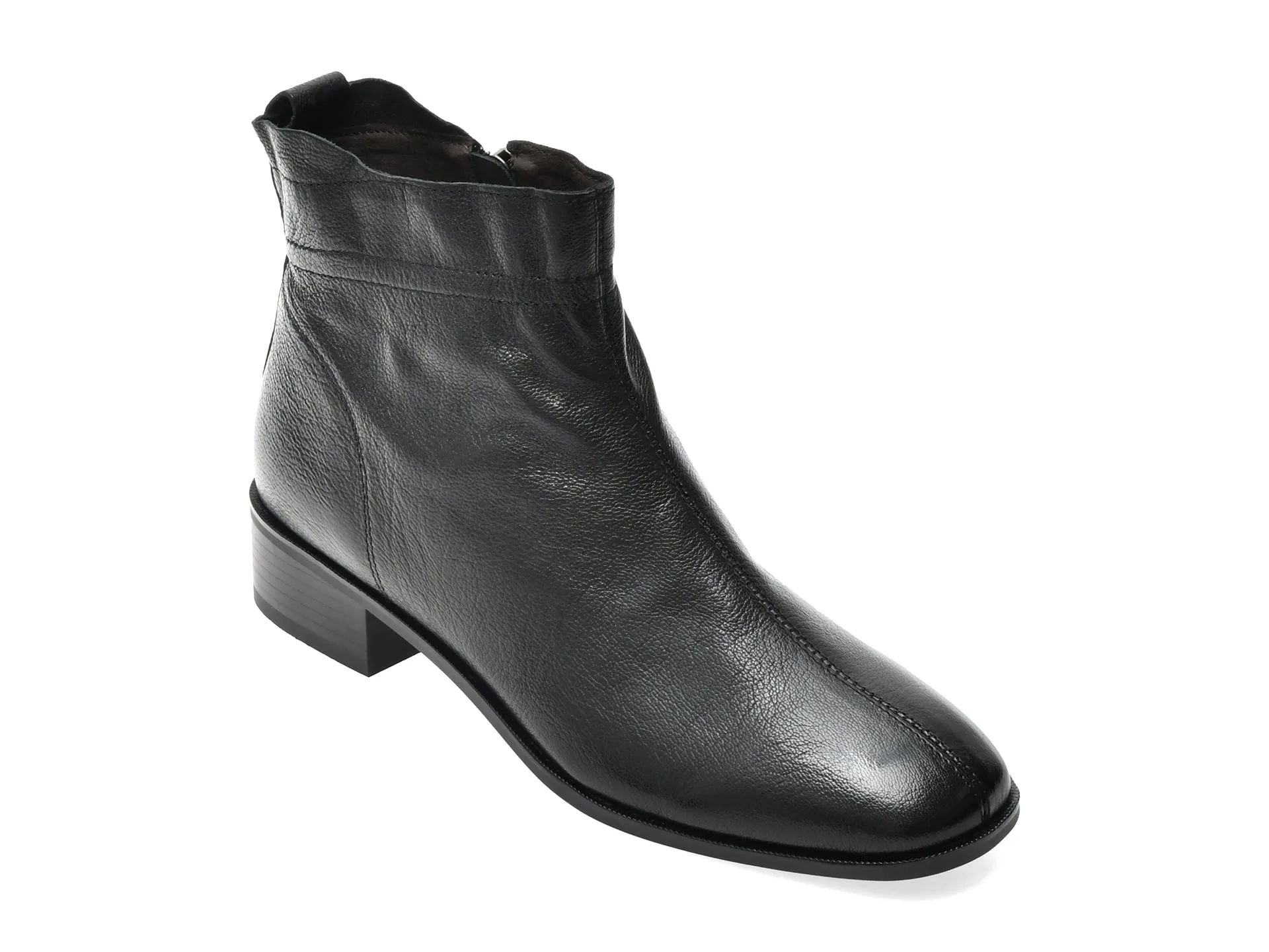 Ghete IMAGE negre, M360, din piele naturala 1 Ghete IMAGE negre