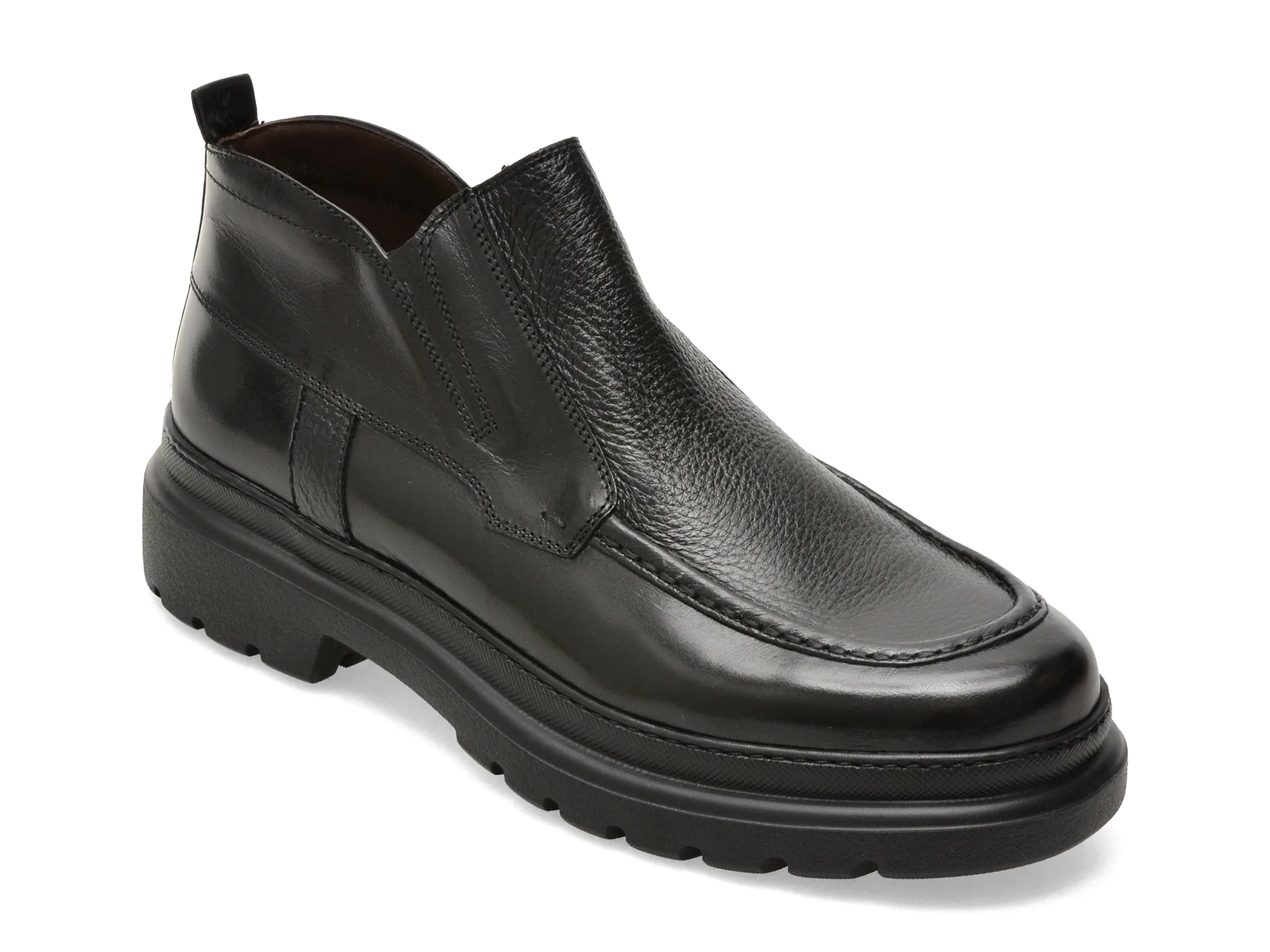 Ghete LE COLONEL negre, 71904, din piele naturala 1 Ghete LE COLONEL negre