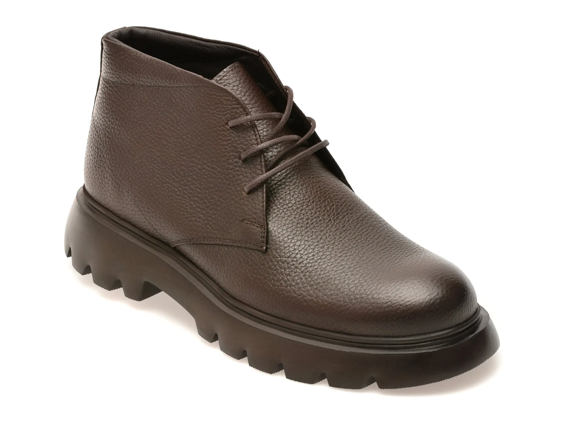 Ghete OTTER maro, BR4502, din piele naturala 1 Ghete OTTER maro