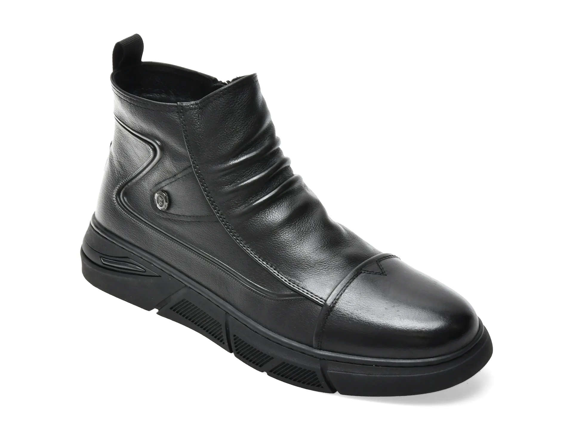 Ghete OTTER negre, 690077, din piele naturala 1 Ghete OTTER negre