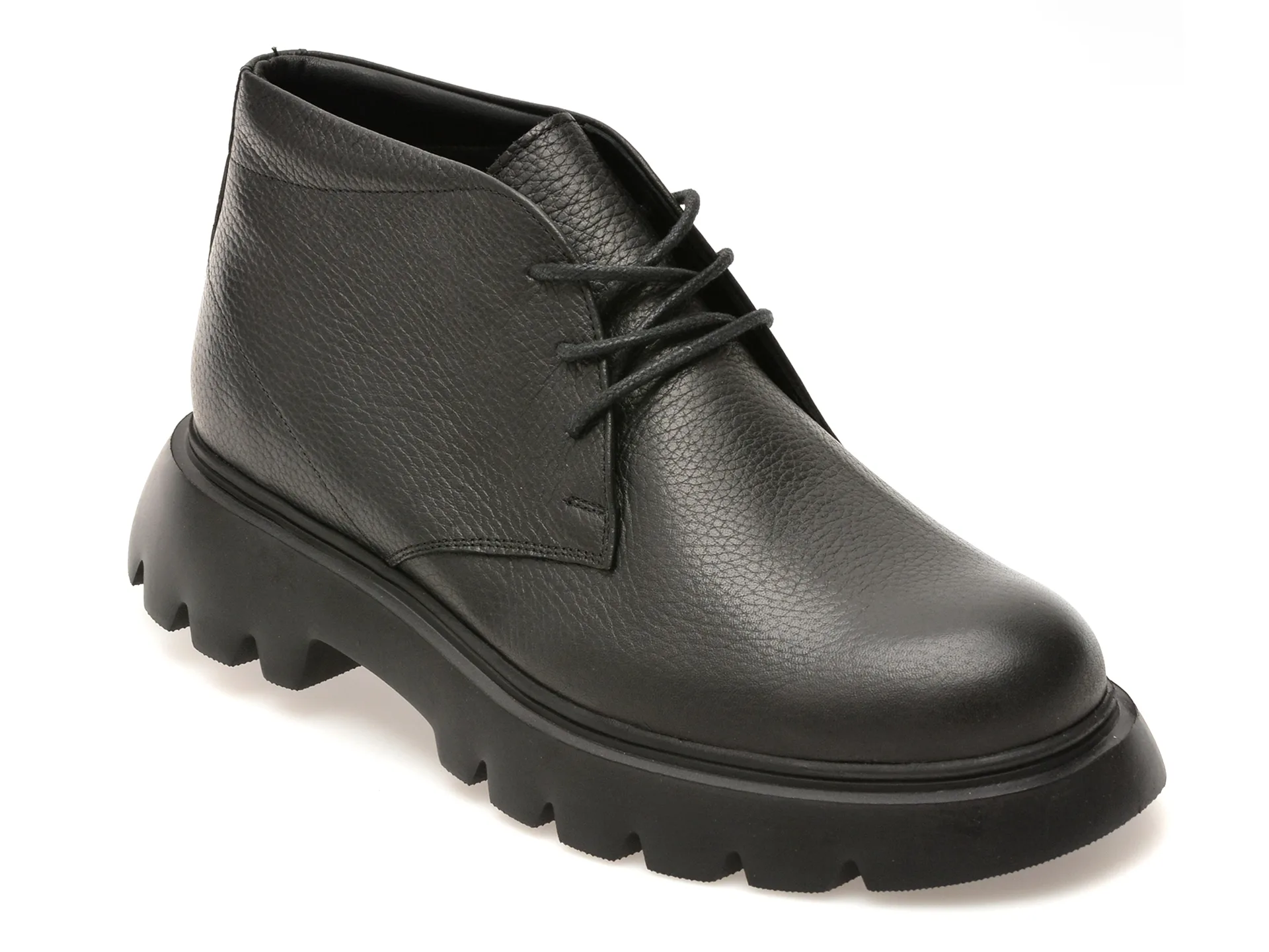 Ghete OTTER negre, BR4502, din piele naturala 1 Ghete OTTER negre