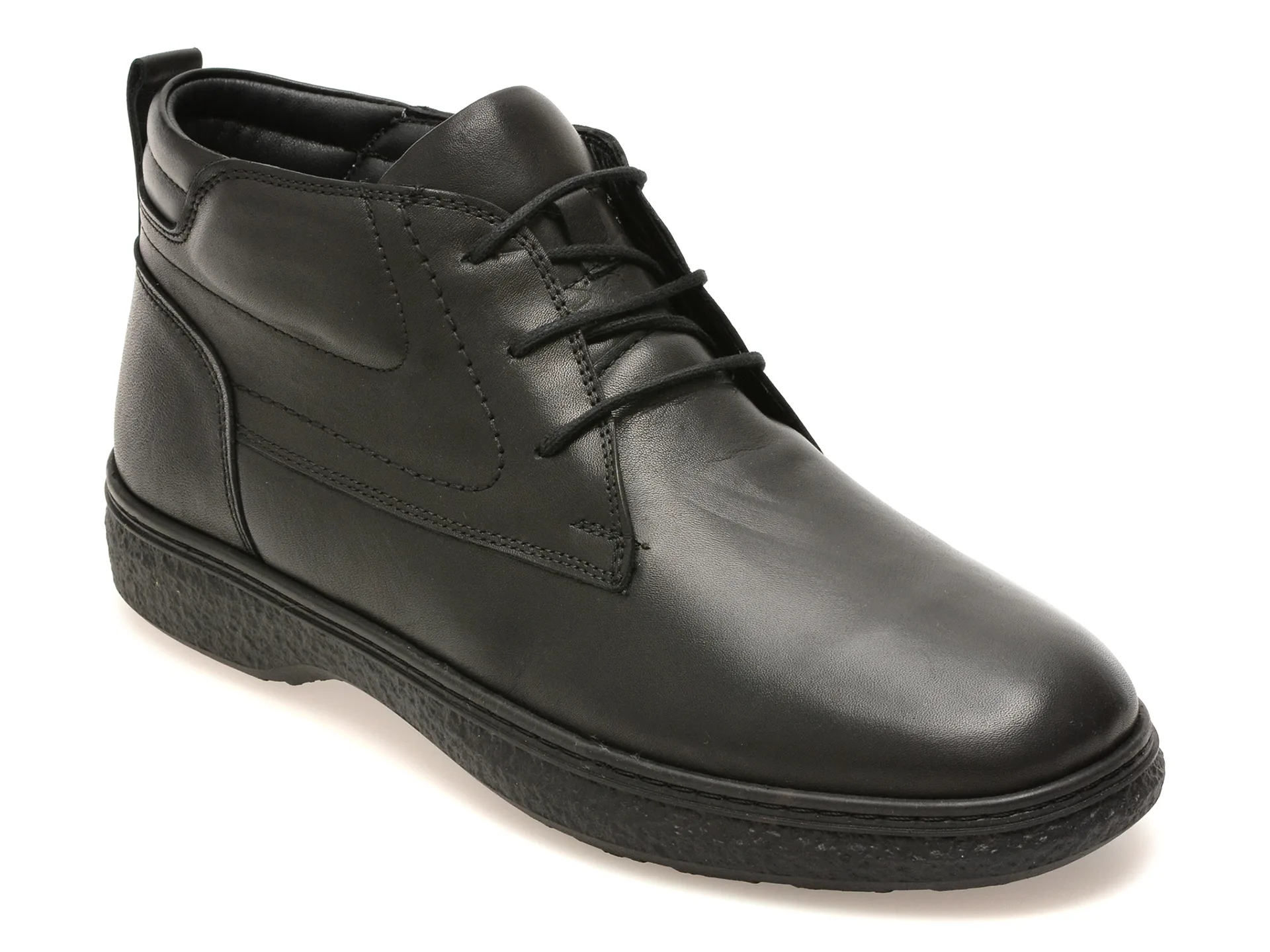 Ghete OTTER negre, SH8000, din piele naturala 1 Ghete OTTER negre