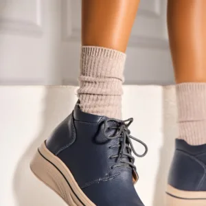 Ghete Piele Naturala dama Gri Yuliya