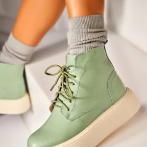 Ghete Piele Naturala dama Verzi Shirin