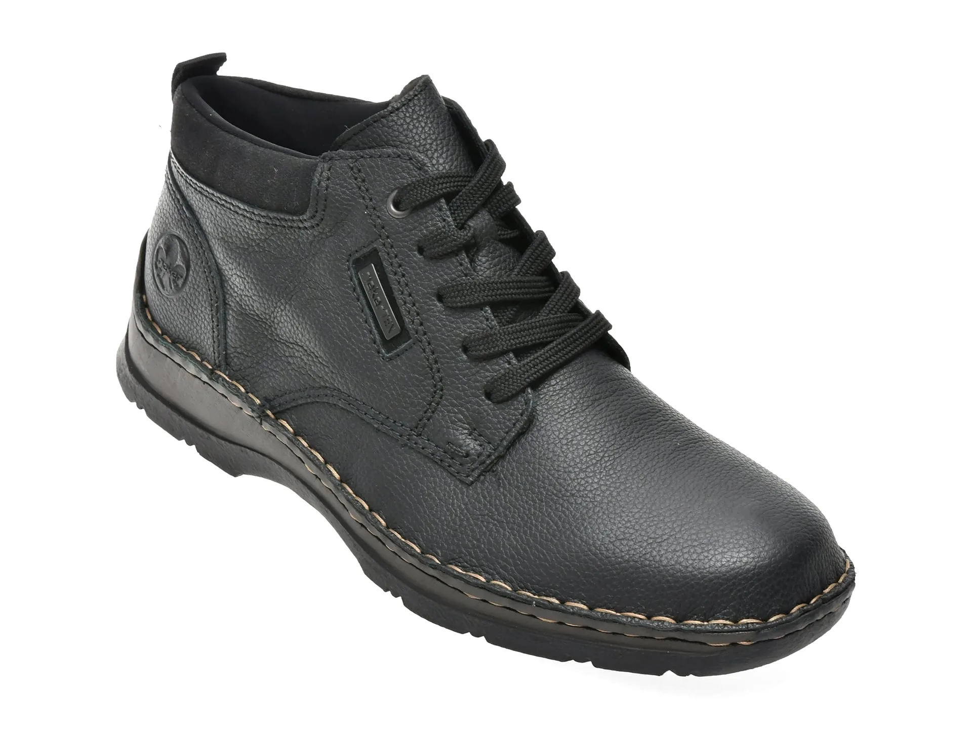 Ghete RIEKER negre, 5309, din piele naturala 1 Ghete RIEKER negre