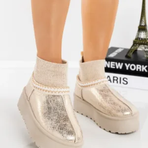 Ghete UG Dama 8015-1 Auriu | Wilady