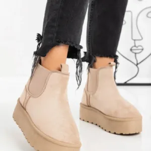 Ghete UG Dama B-507 Kaki | Mia Shoes