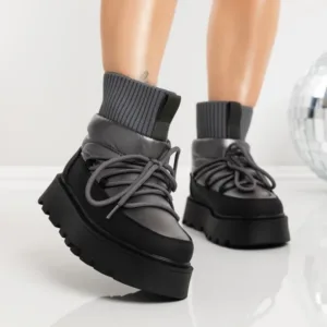 Ghete UG Dama LF81153-1 Gri | Mei