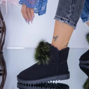 Ghete UG Dama WL127 Negru-Verde | Mei