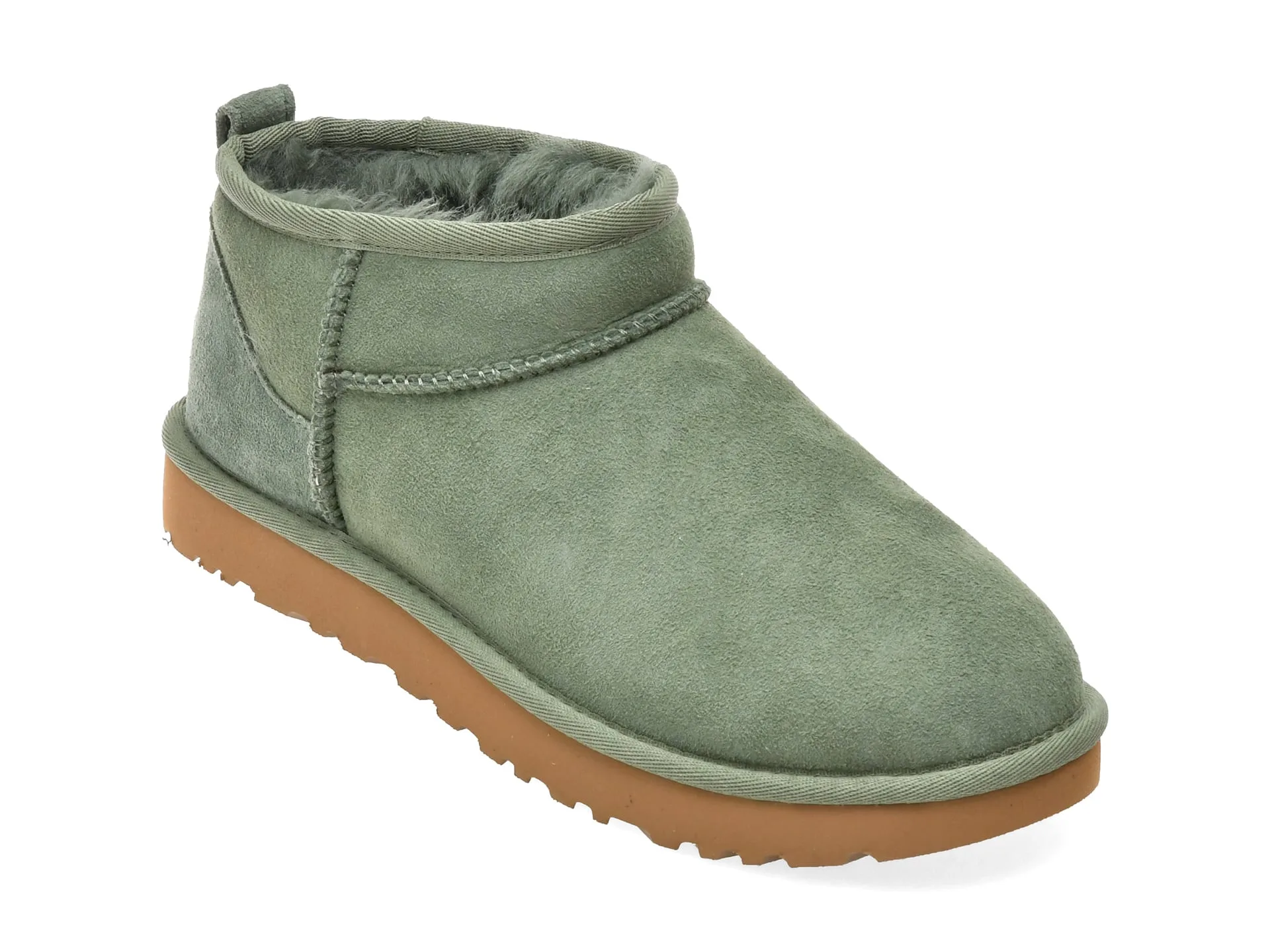 Ghete UGG verzi, 1116109, din piele intoarsa 1 Ghete UGG verzi